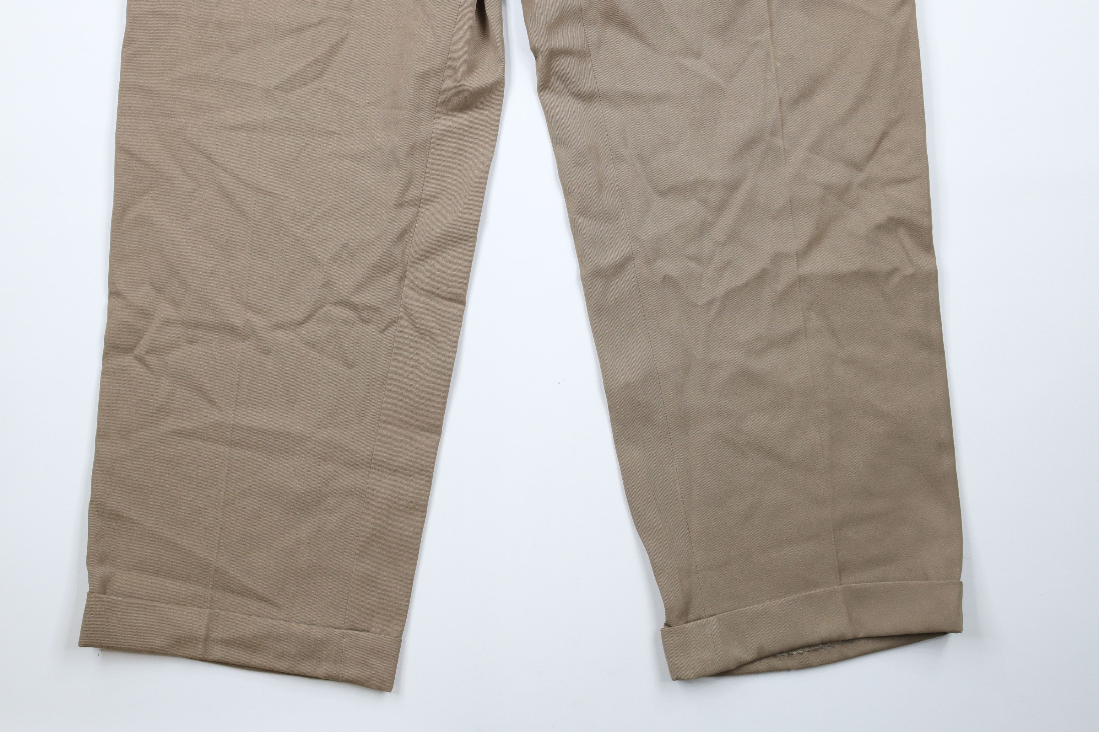 Ralph Lauren Vintage 70s Ralph Lauren Pleated Wide Leg Chino Pants USA Size US 32 / EU 48 - 5 Thumbnail