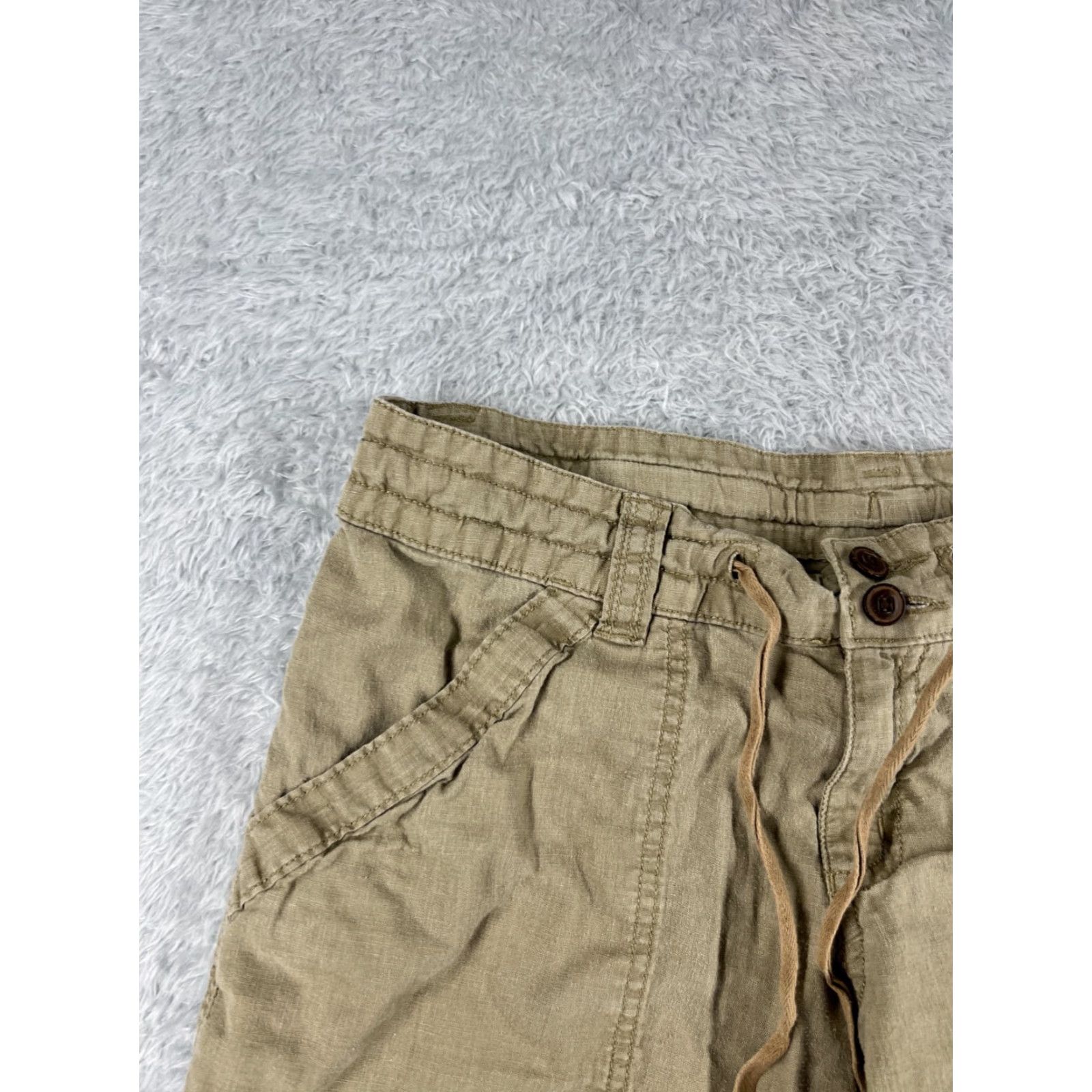 Patagonia Patagonia Shorts Womens 4 Beige Island Hemp 8" Drawstring Pockets Beach Size 27" / US 4 / IT 40 - 4 Thumbnail