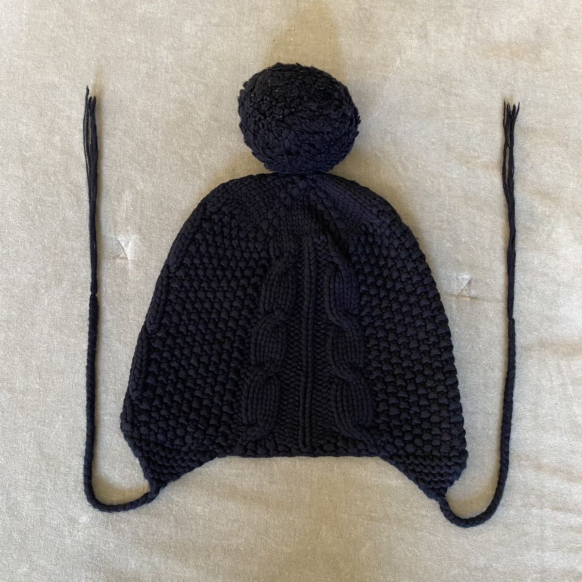 Chrome Hearts Chrome Hearts 1-of-1 Red Fleur Patch Knit Beanie Size ONE SIZE - 2 Thumbnail