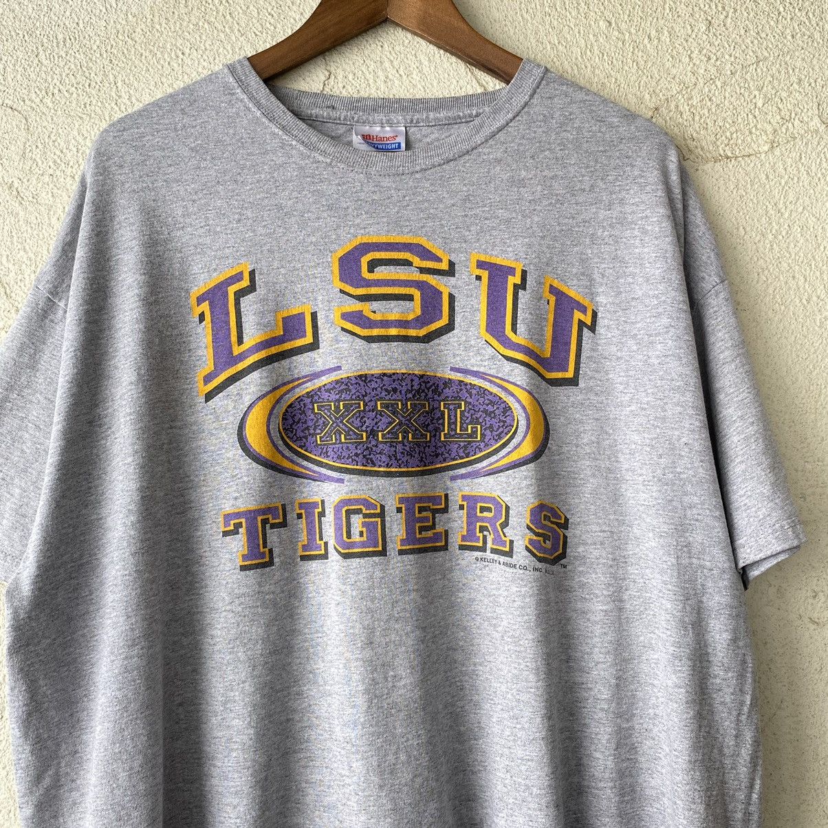 NCAA Vintage LSU Tigers NCAA College University T-shirt Size US XL / EU 56 / 4 - 2 Thumbnail