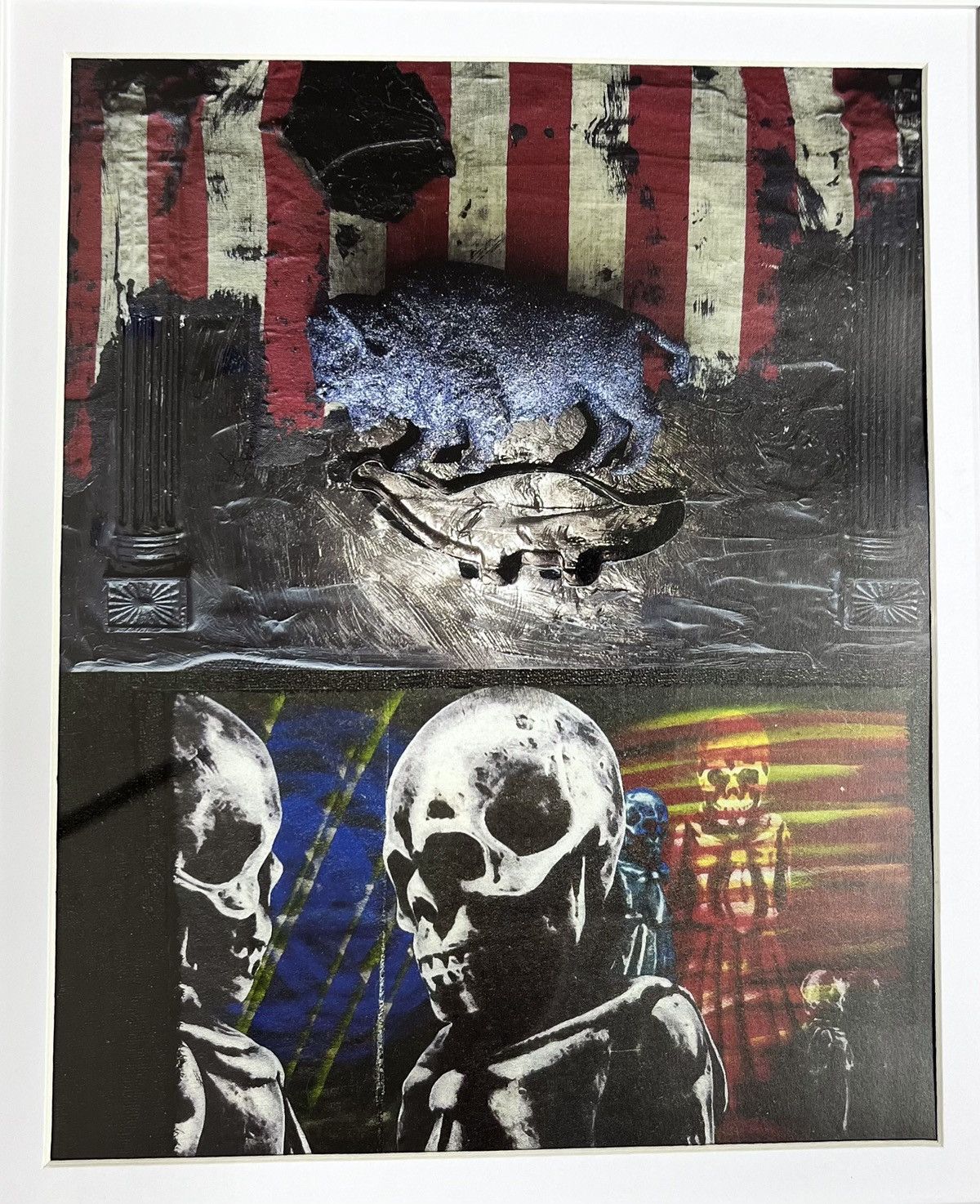 Chrome Hearts × Vintage Chrome Hearts American Skulls Framed poster 8x11 magazine Size ONE SIZE - 2 Thumbnail