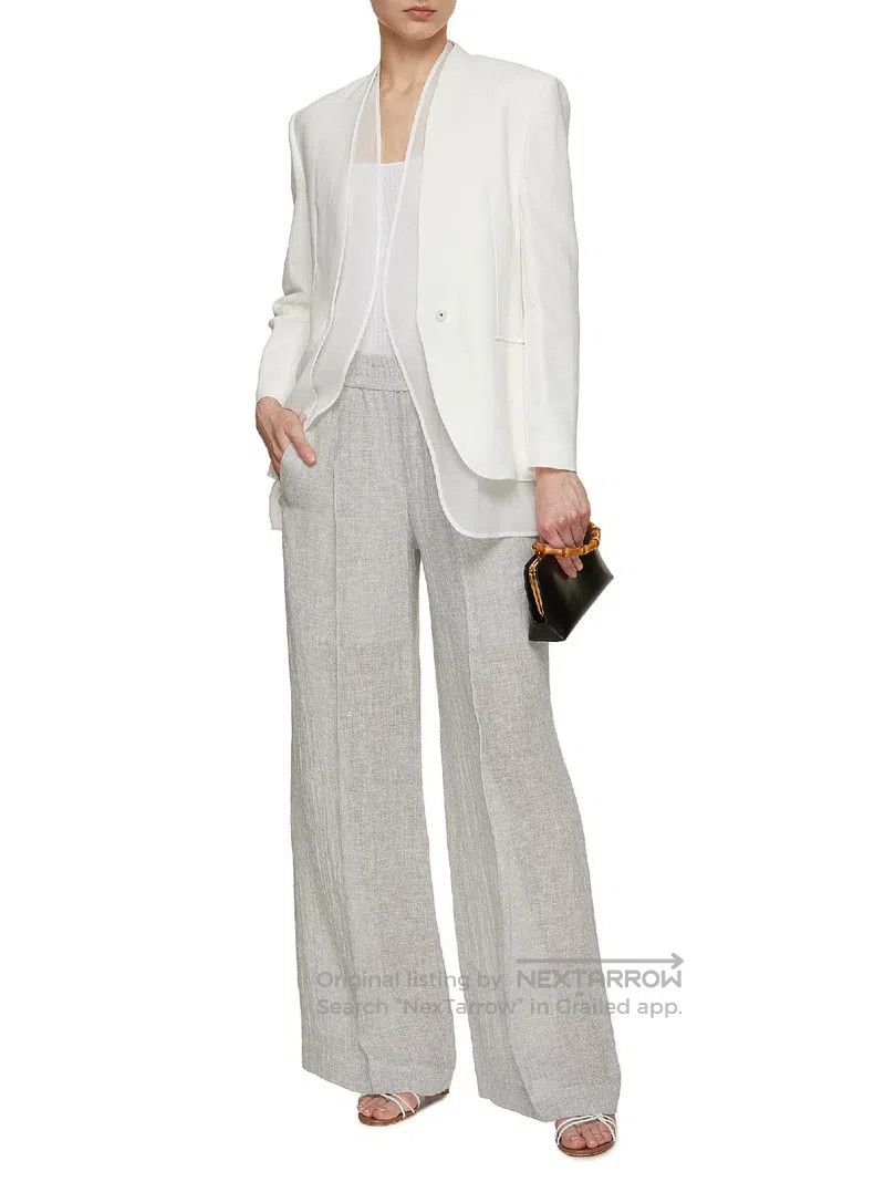 Brunello Cucinelli Brunello Cucinelli Layered collarless blazer two-piece set Size XS / US 0-2 / IT 36-38 - 3 Thumbnail