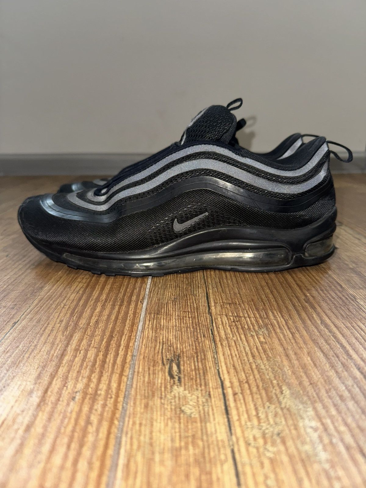 Nike Nike Air Max 97 Ultra ’17 “Triple Black” Size US 10 / EU 43 - 1 Thumbnail