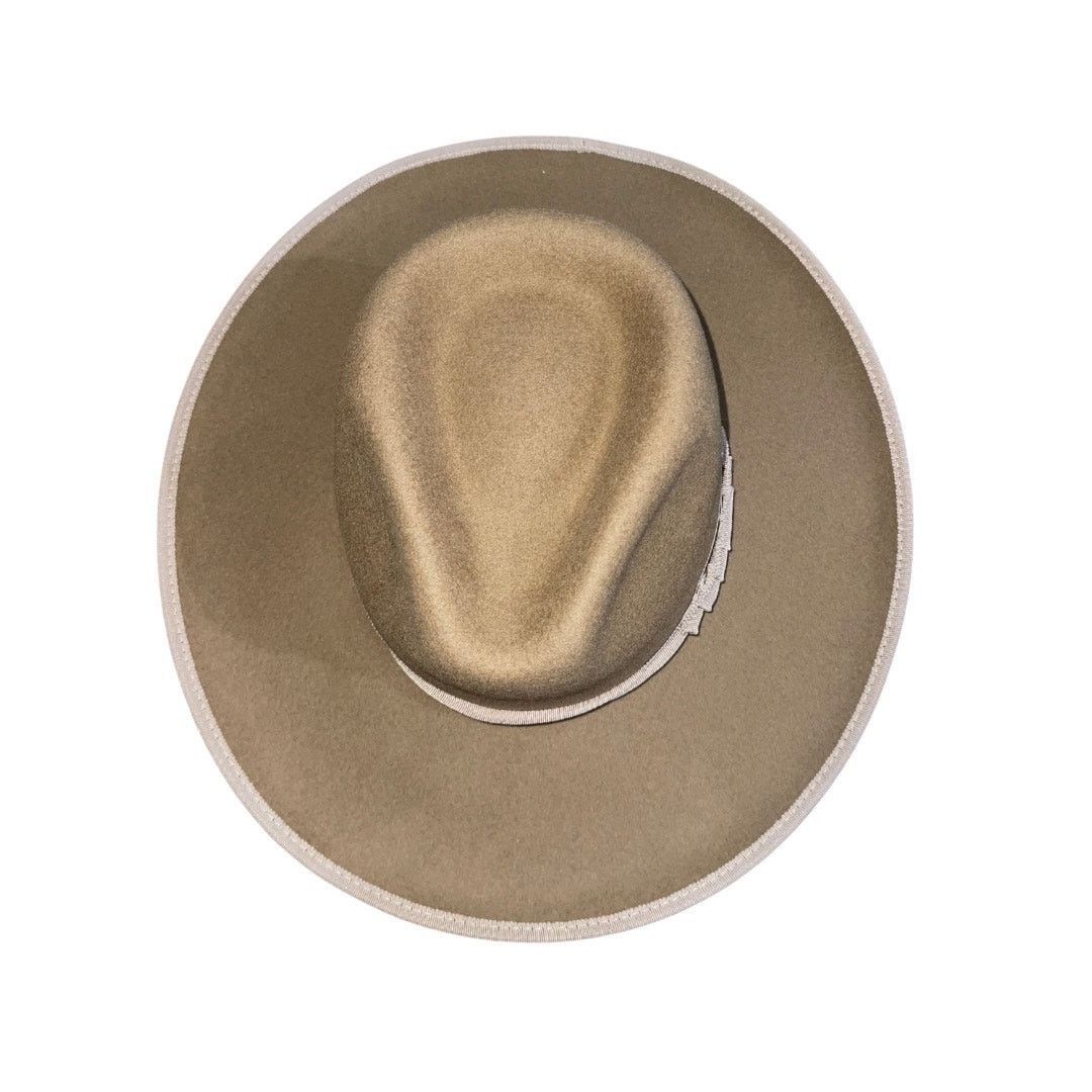 Brixton Reno Fedora Hat Adjustable Unisex Bronze Australian Wool NWT Size ONE SIZE - 2 Thumbnail