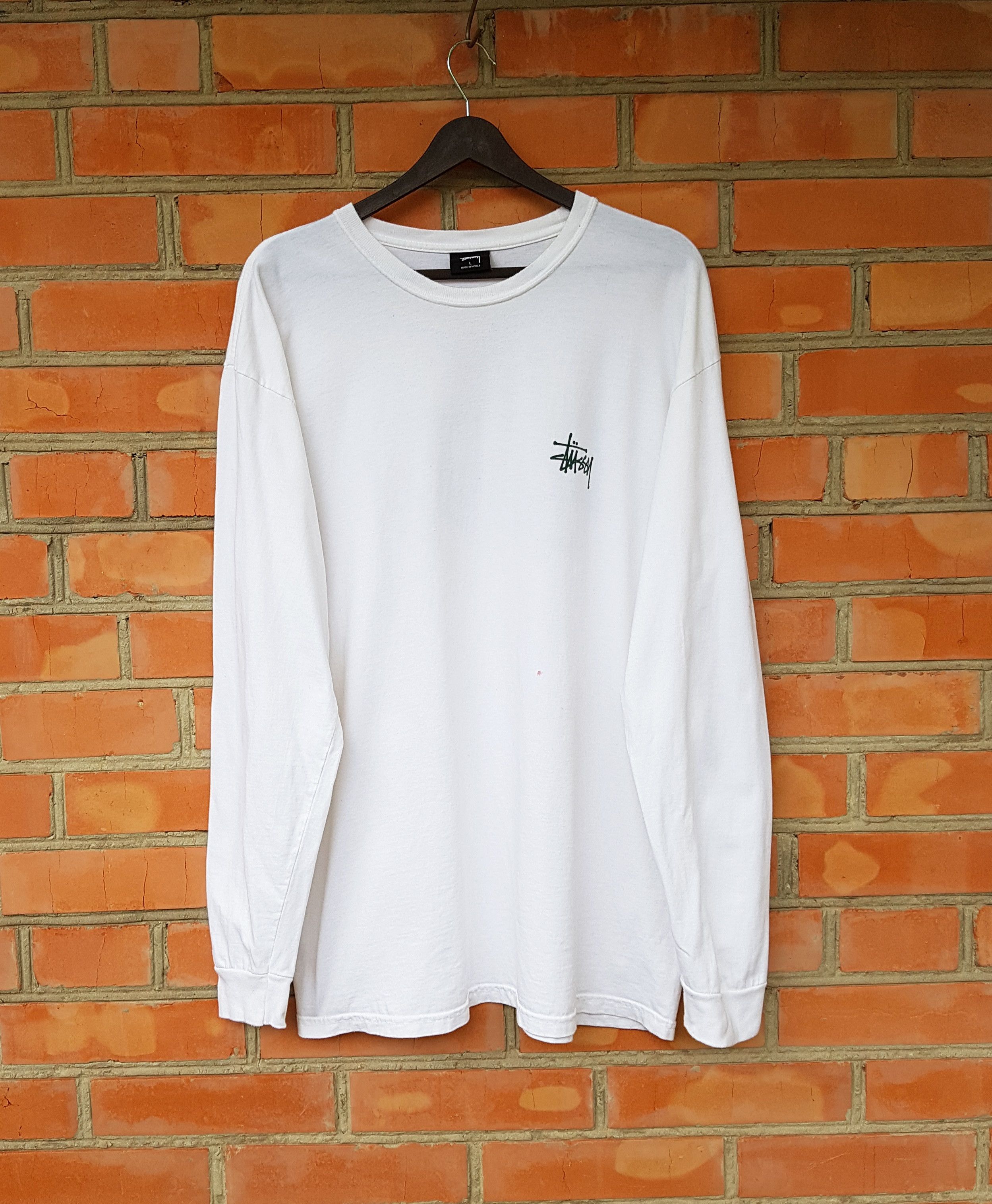 Stussy Stussy Vintage Big Logo Long Sleeve T Shirt Pullover sz L Size US L / EU 52-54 / 3 - 3 Thumbnail