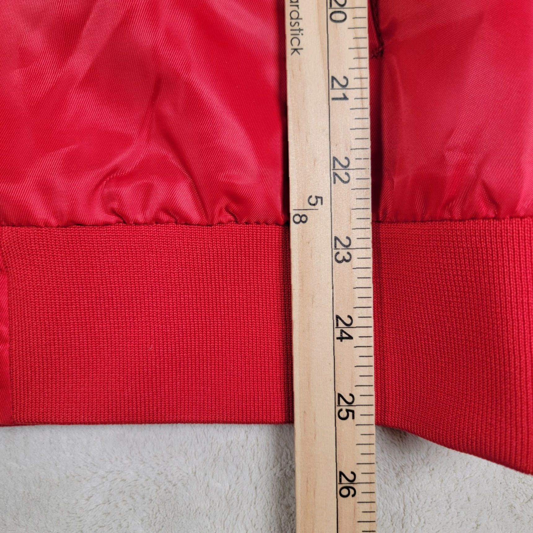 Members Only VINTAGE Members Only Jacket Red Race Bomber Jacket Mens M Red Lightweight Zip Shell Camel Racing 90s Size US M / EU 48-50 / 2 - 4 Thumbnail
