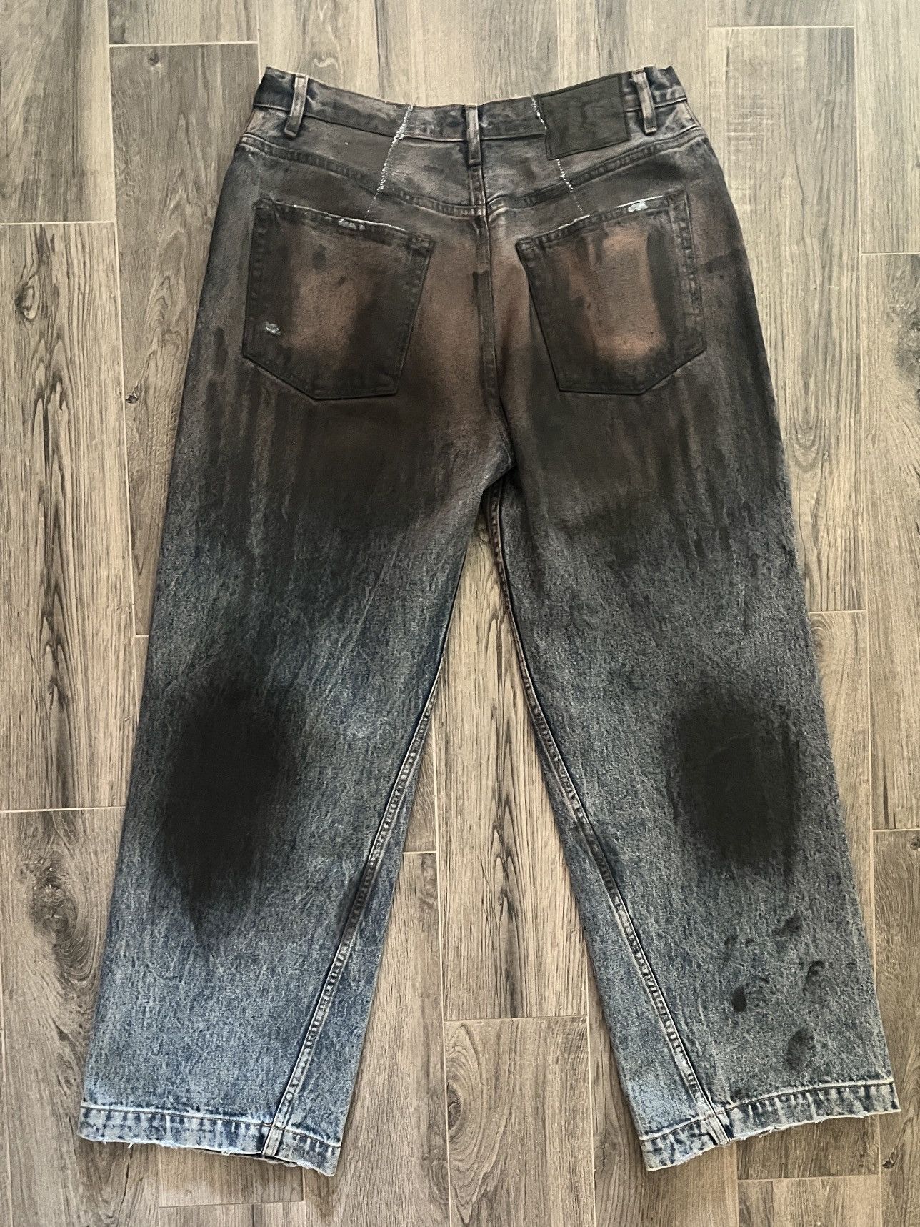 K-Two Studios Ktwo Studios Coated Indigo Denim Pant Size US 32 / EU 48 - 4 Thumbnail