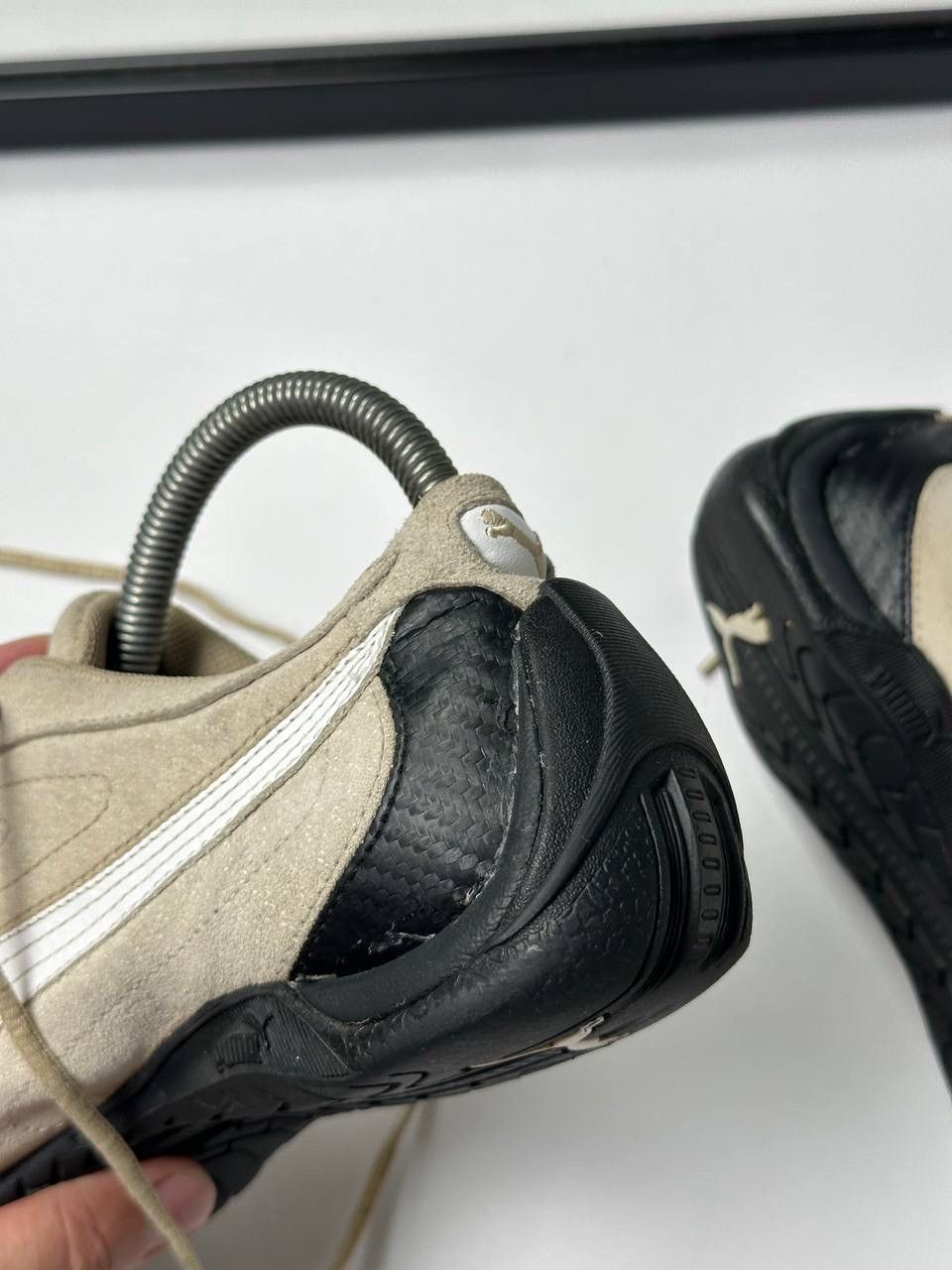 Puma Vintage Japanese Sneak Y2K Puma Speed Cat Beige Size US 8 / IT 38 - 16 Thumbnail