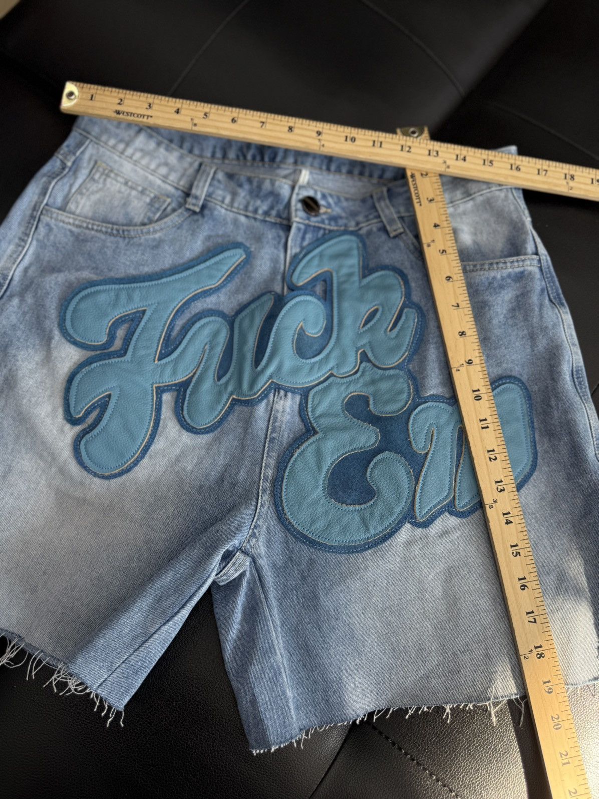 Other Fuck EM Denim Shorts Size 32 Brand New Size US 32 / EU 48 - 7 Thumbnail