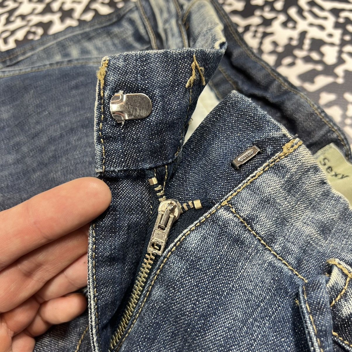 Japanese Brand Vintage Y2K Japanese Cargo Denim Jeans Bondage Style Size 27" / US 4 / IT 40 - 15 Thumbnail
