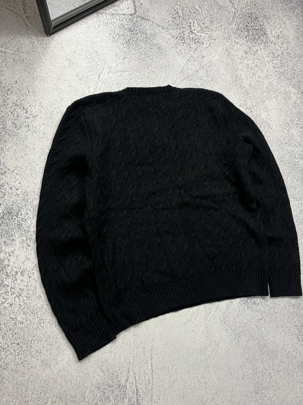 Polo Ralph Lauren Vintage 90’s Polo Ralph Lauren Wool Cable Knit Sweater Rare Size US XL / EU 56 / 4 - 9 Thumbnail