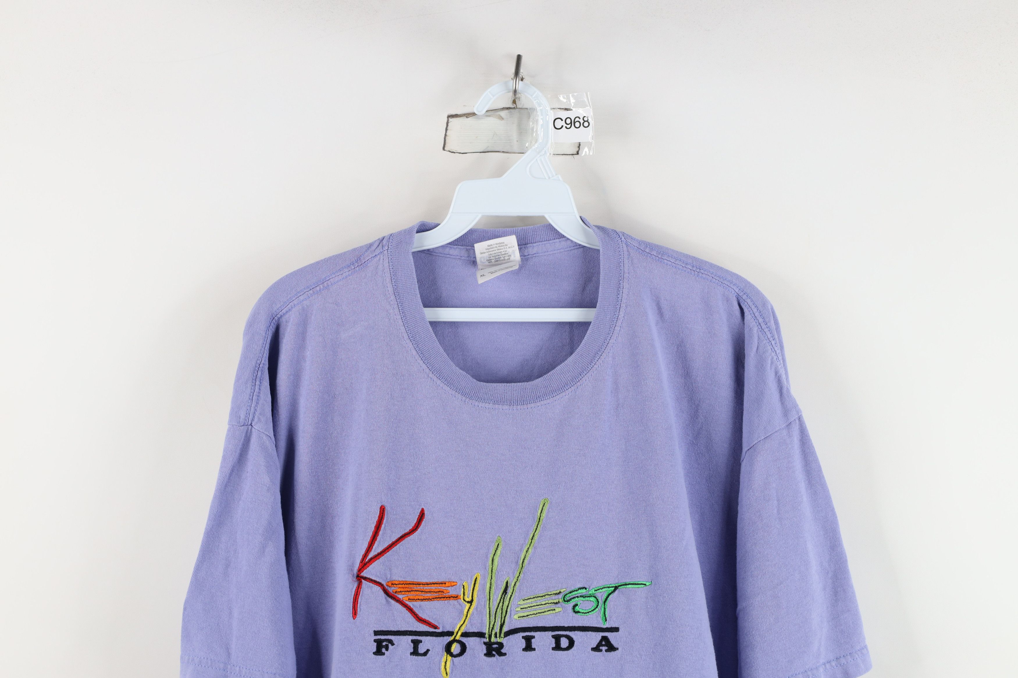 Vintage Vintage 90s Y2K Streetwear Spell Key West Florida T-Shirt Size XL / US 12-14 / IT 48-50 - 2 Thumbnail