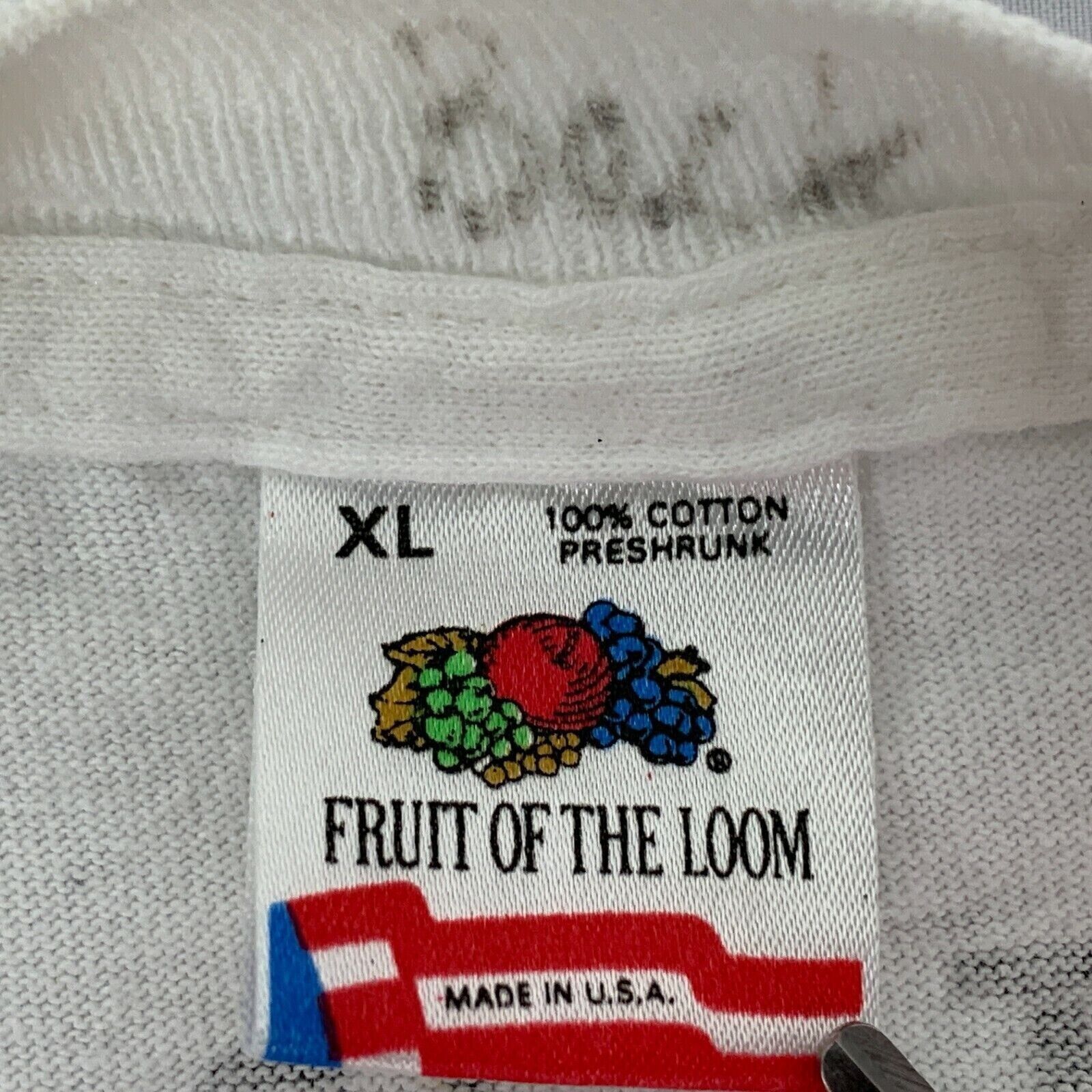 Fruit Of The Loom Vintage 90s Texas Boots n Bows Ball T Shirt Cowboy White XL Size US XL / EU 56 / 4 - 6 Thumbnail