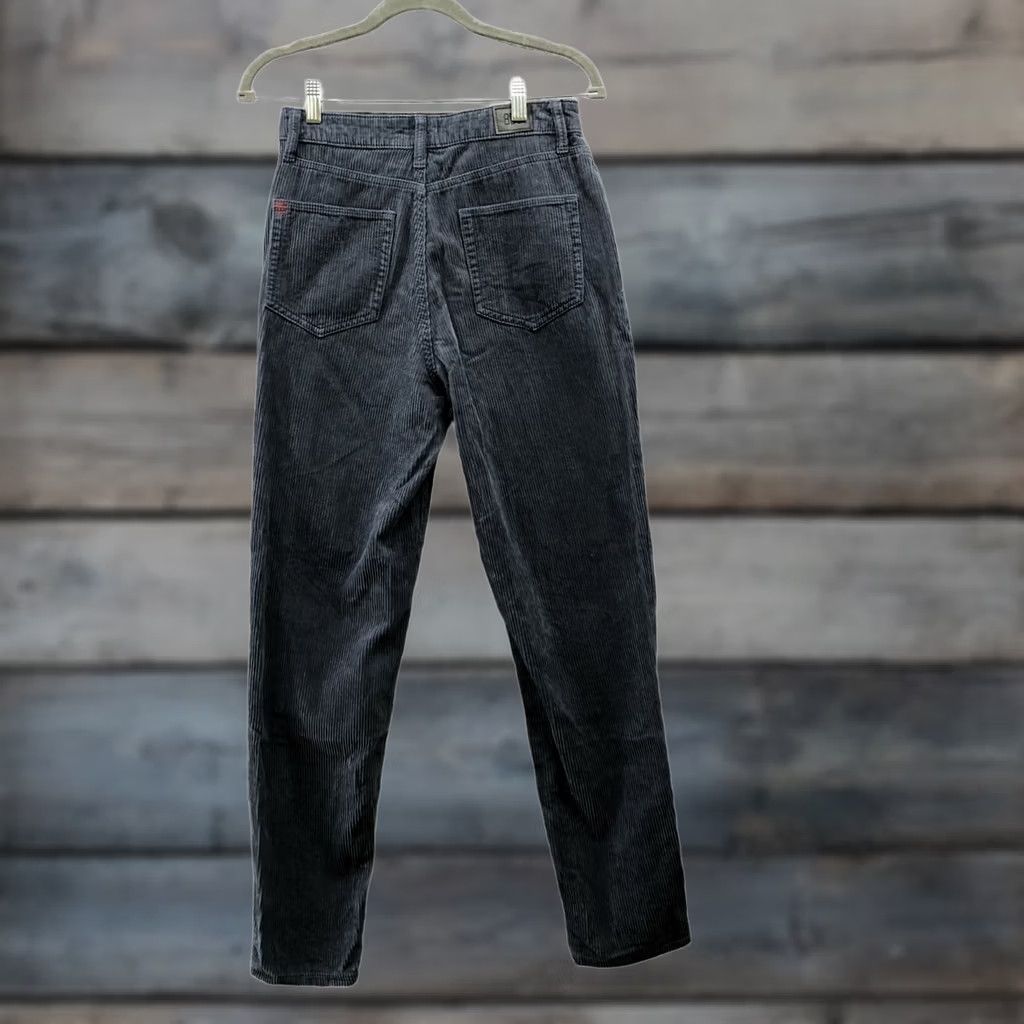 Bdg BDG Urban Outfitters Mom High Rise Corduroy Pants Womens 27 Gray Blue Corduroy Chino Pockets Tapered Relaxed Fall Winter Pants Mens Womens Girls Boys Size 27" / US 4 / IT 40 - 1 Thumbnail