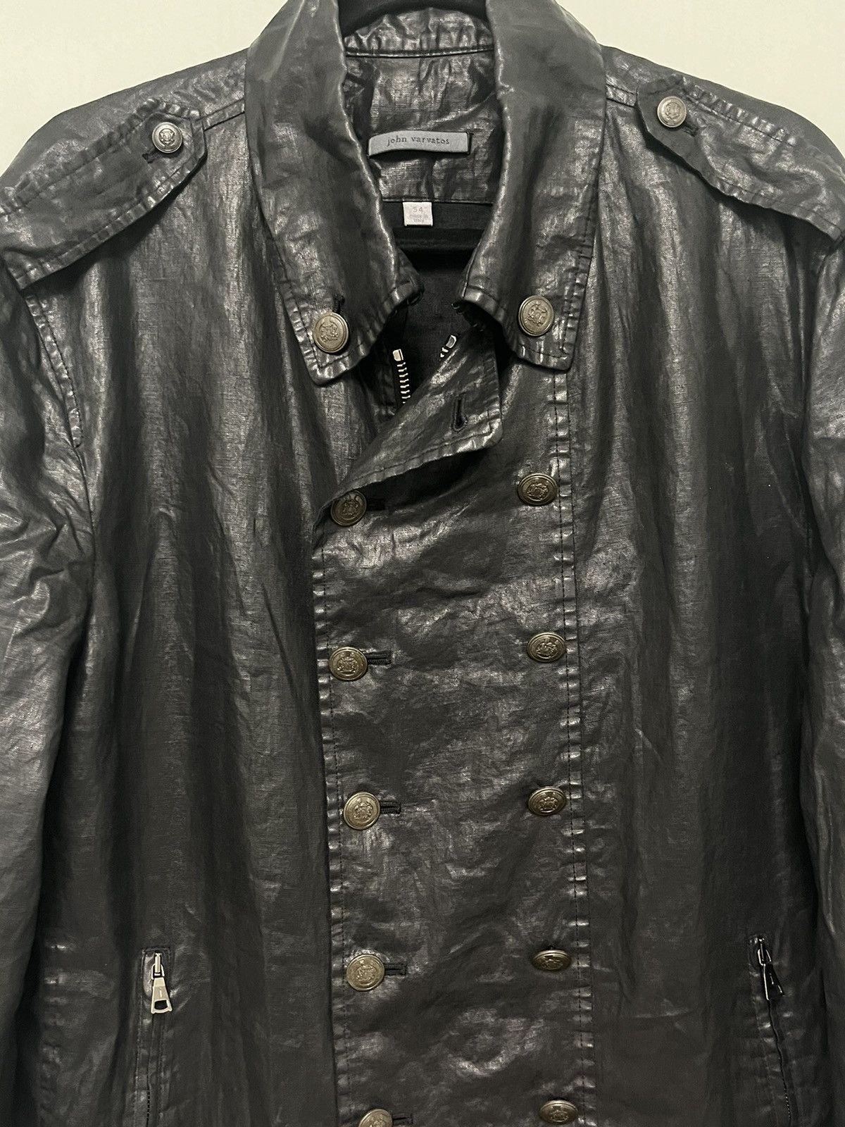 John Varvatos Linen Coat. 54 Size US L / EU 52-54 / 3 - 8 Thumbnail