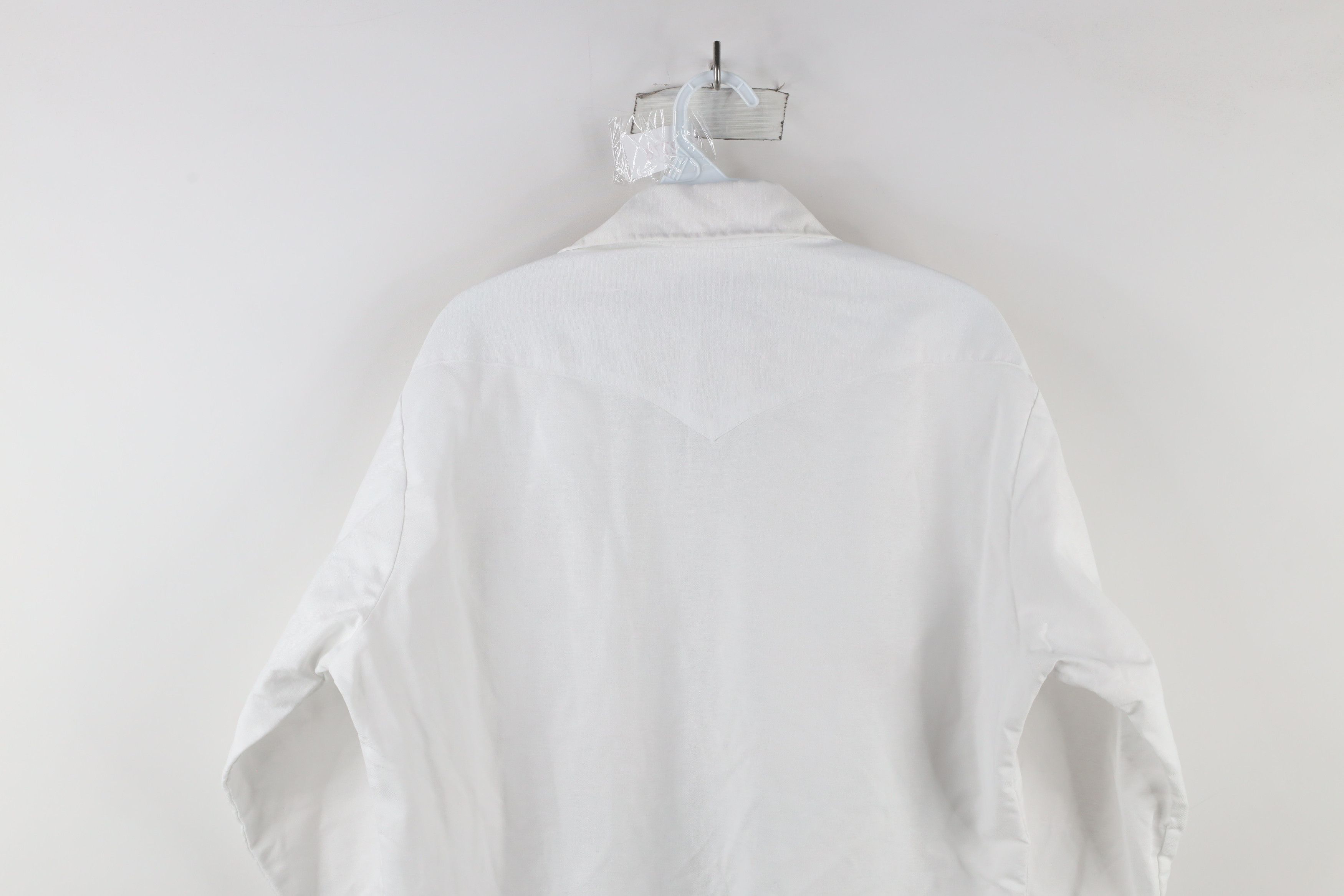 Vintage Vintage 90s Rockabilly Rodeo Snap Button Shirt White USA Size US M / EU 48-50 / 2 - 8 Thumbnail