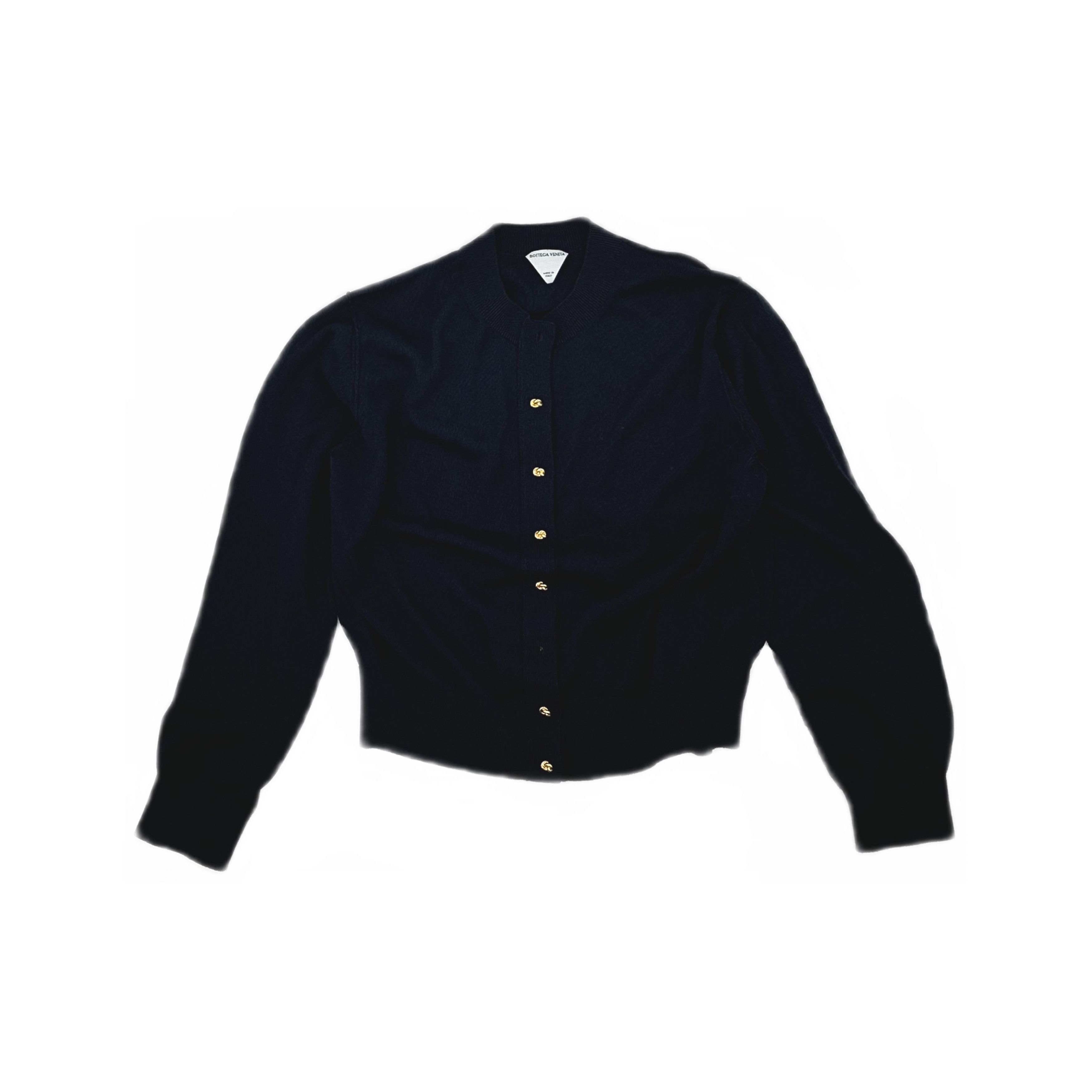 Bottega Veneta Bottega Veneta Navy Knitted Cardigan Set Size S Size S / US 4 / IT 40 - 1 Thumbnail