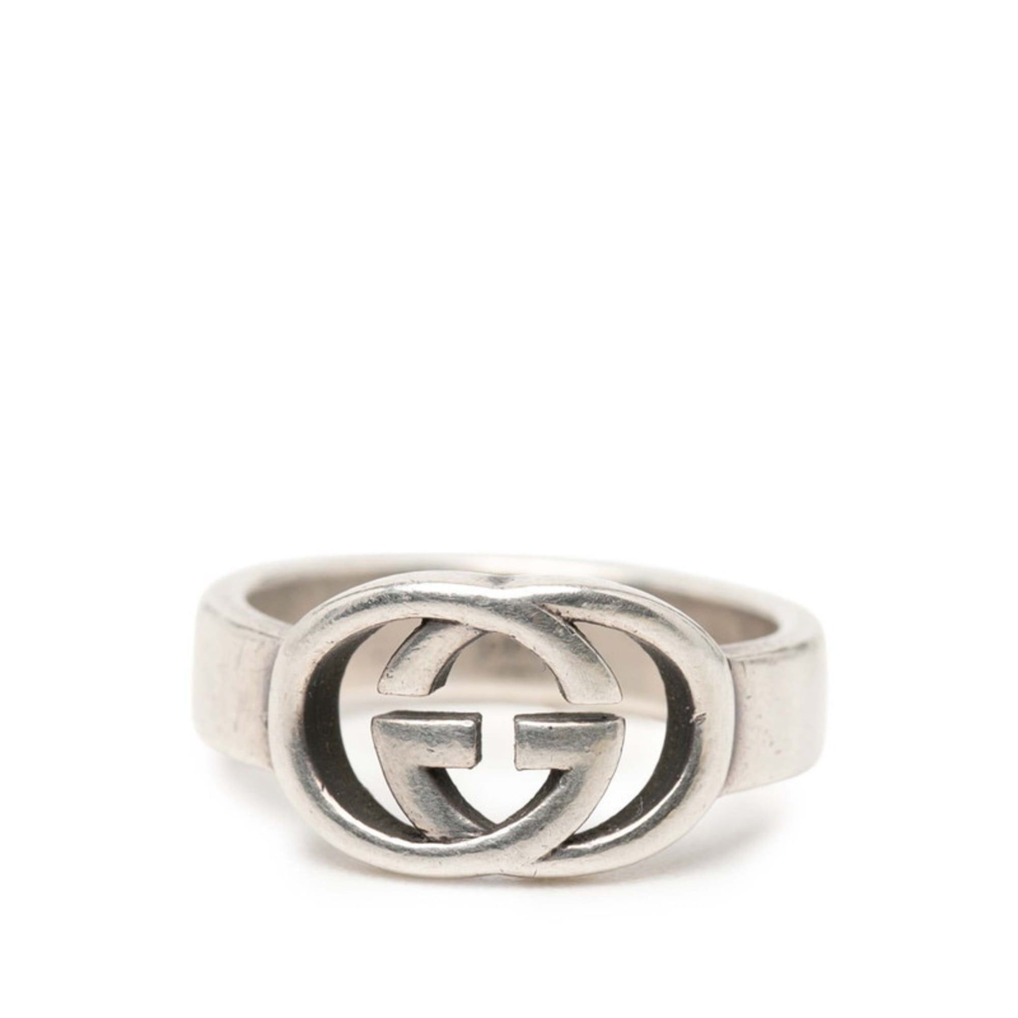 Gucci Gucci Interlocking G Ring #15 SV925 Silver Women's GUCCI Size ONE SIZE - 1 Thumbnail