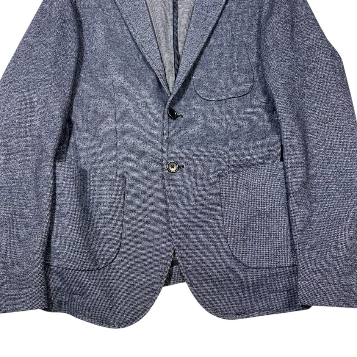 Other La Sartoria Exibit Luxury Gray BlazerMade in Italy Size US M / EU 48-50 / 2 - 2 Thumbnail