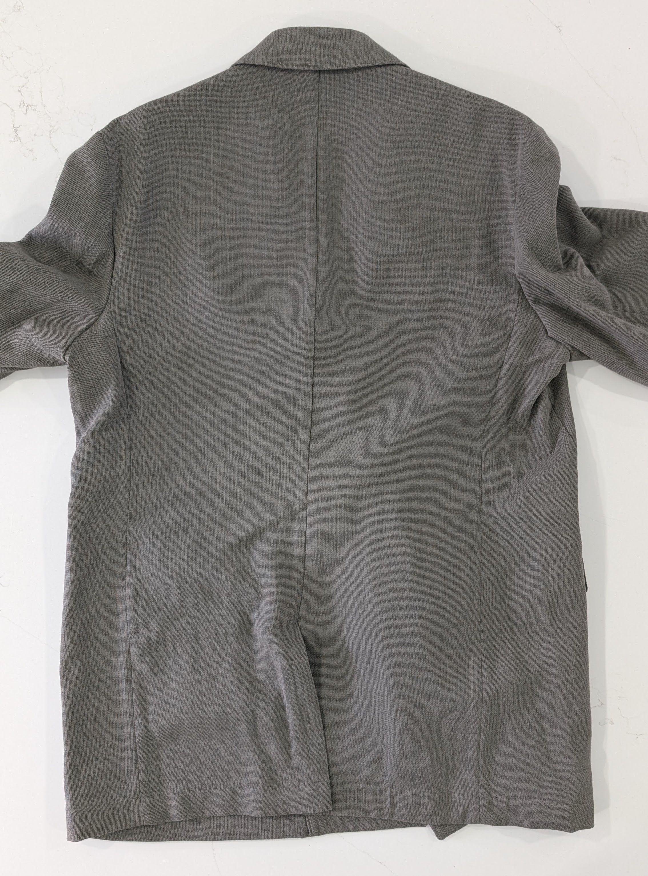 Our Legacy OUR LEGACY Sharp DB Blazer 52 XL Double Grey Weave Size 42L - 4 Thumbnail