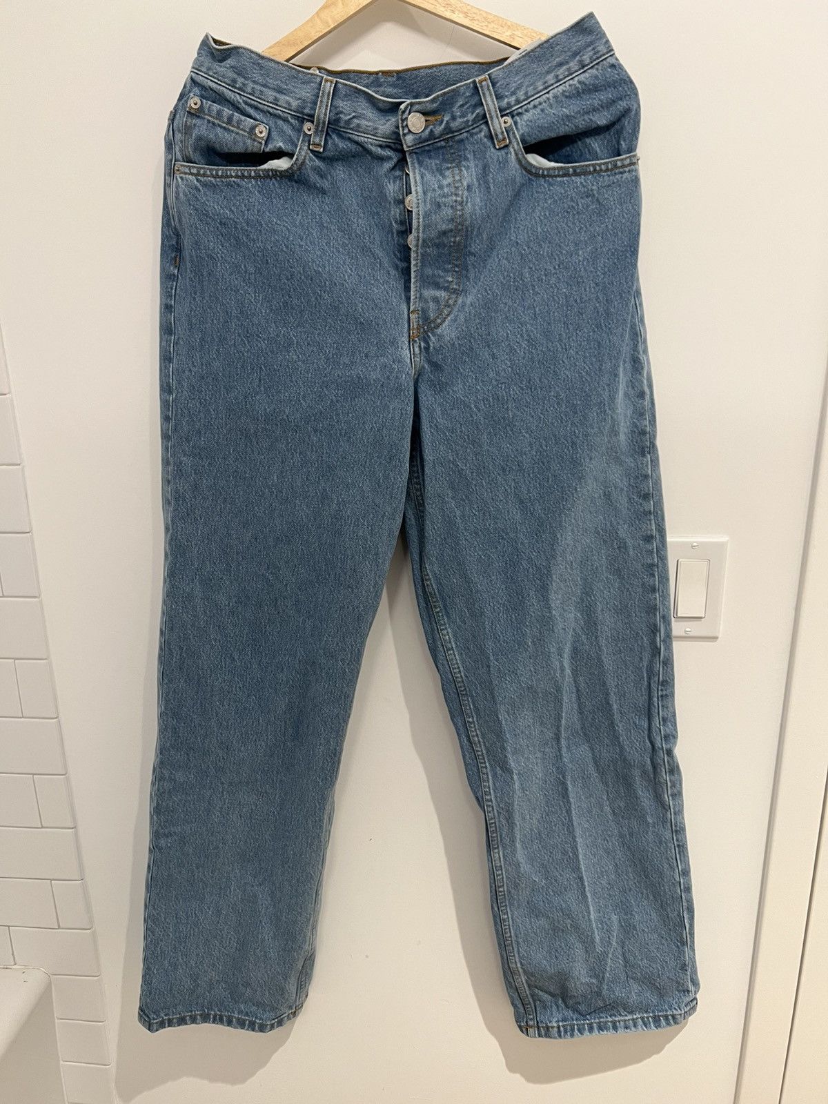 Dries Van Noten Dries Van Noten Pine Denim US30 Size US 30 / EU 46 - 1 Thumbnail
