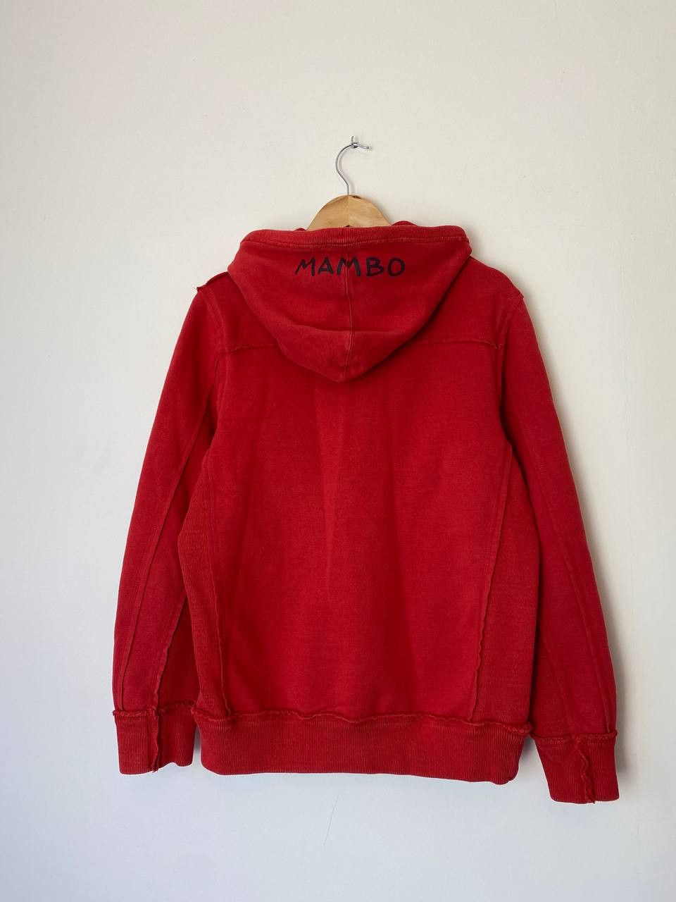 Mambo Mambo Dog Print Red Hoodie Size US M / EU 48-50 / 2 - 4 Thumbnail