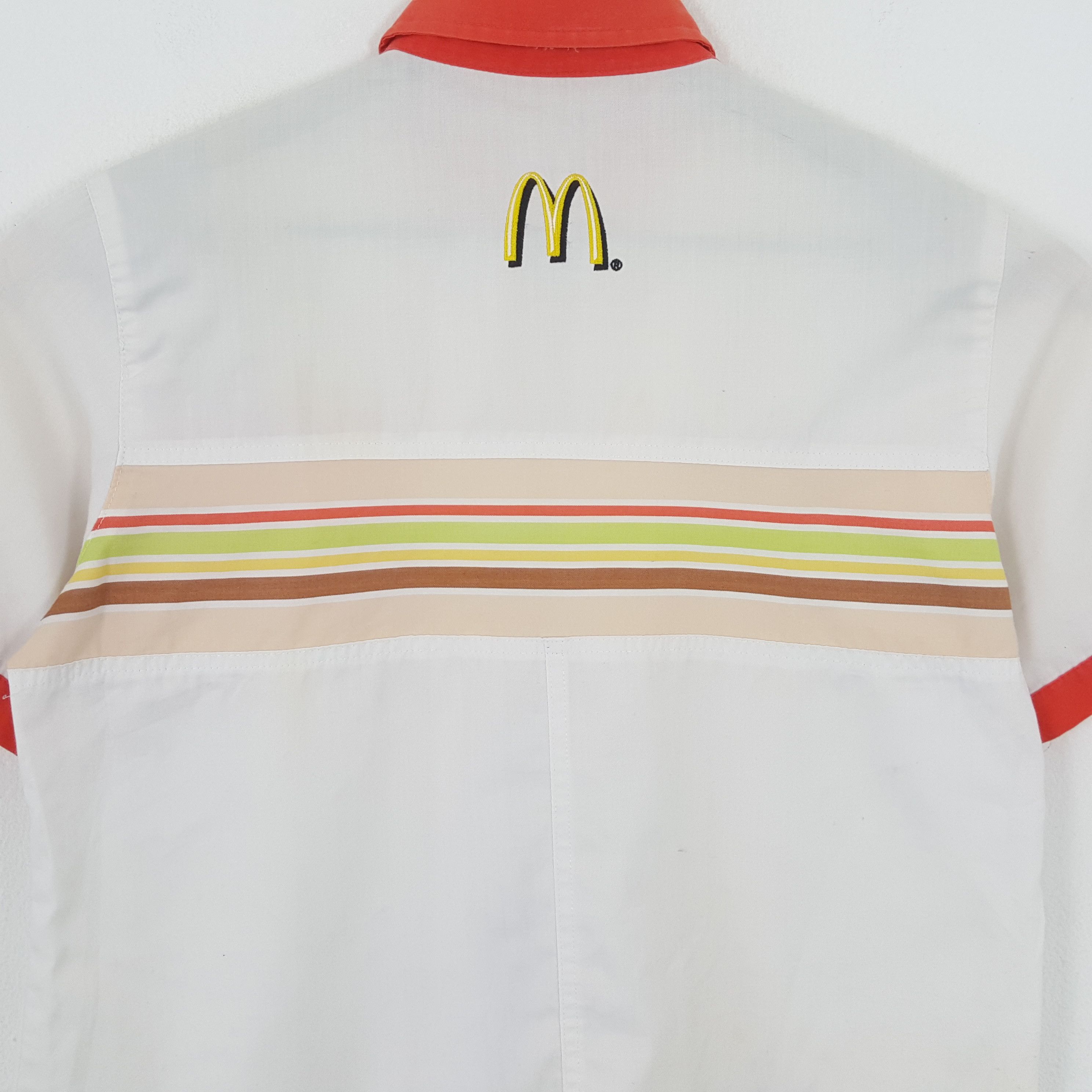 Vintage MCDONALD'S Workwear Uniform Shirt Jacket Size US S / EU 44-46 / 1 - 4 Thumbnail