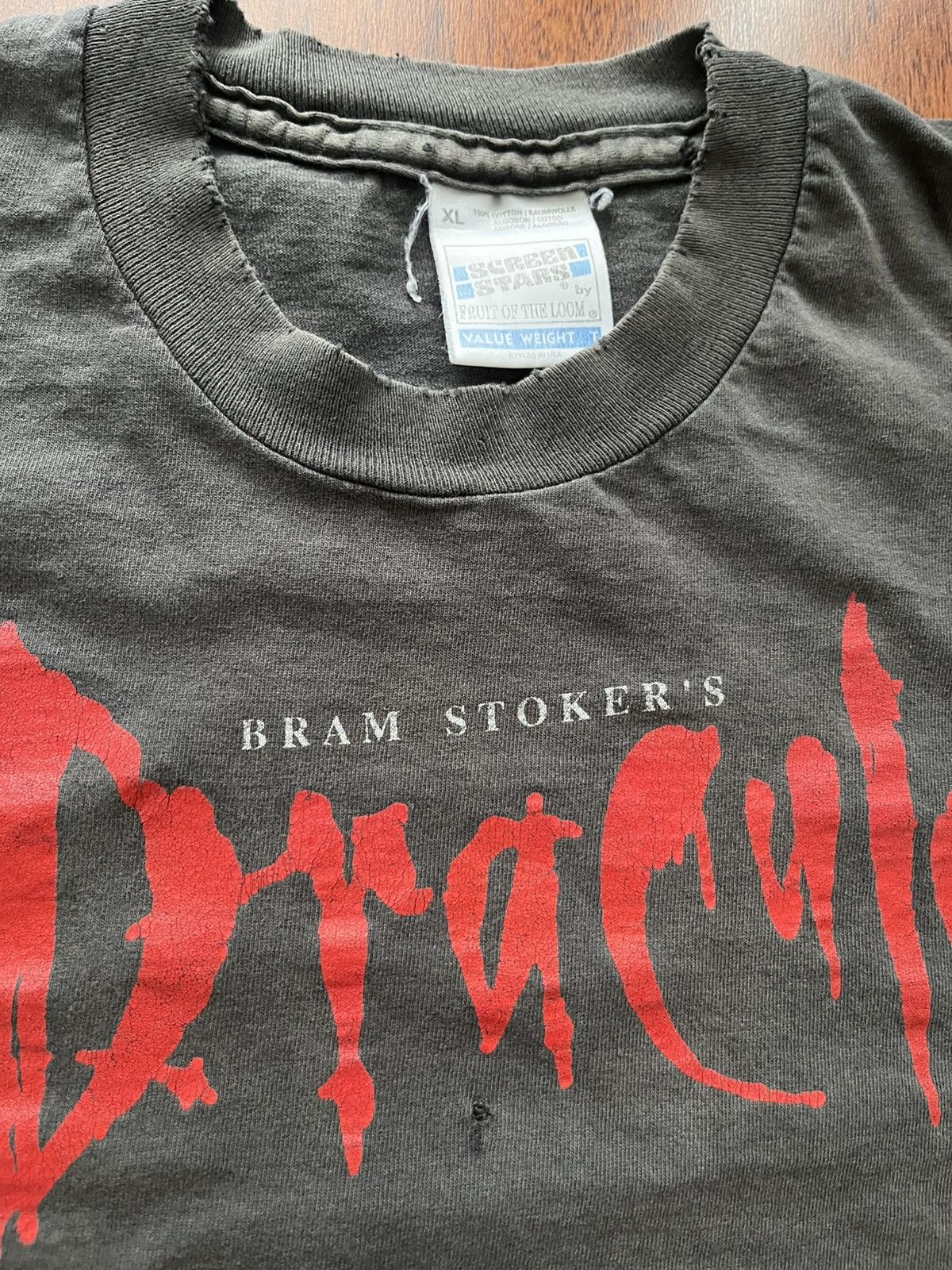 Other 90s Dracula Bram Stoker's Vintage Shirt " Love Never Dies " Size US XL / EU 56 / 4 - 5 Thumbnail