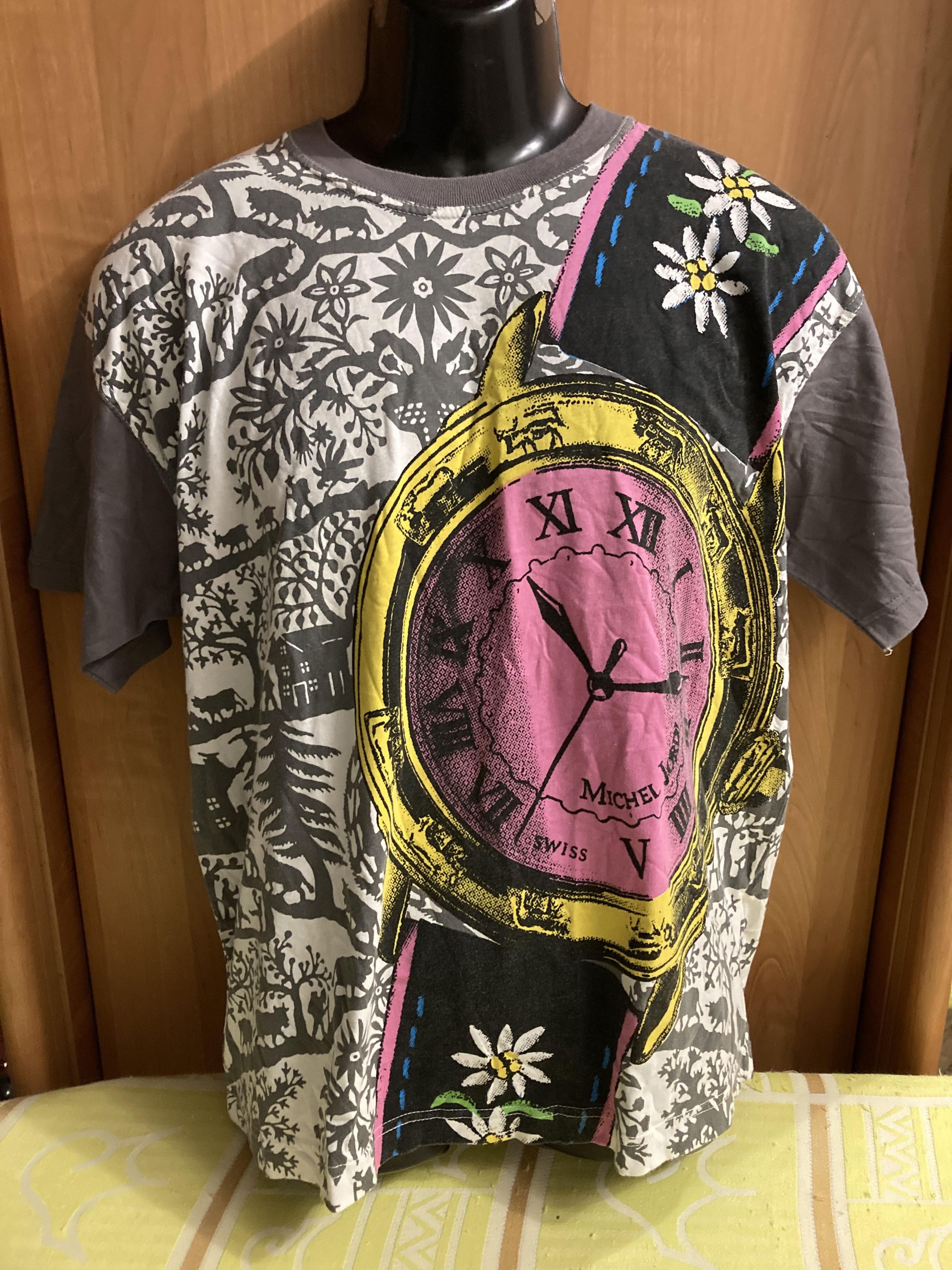 Vintage Vintage 1990’s Michel Jordi Art T Shirt Full Print Size US M / EU 48-50 / 2 - 9 Thumbnail