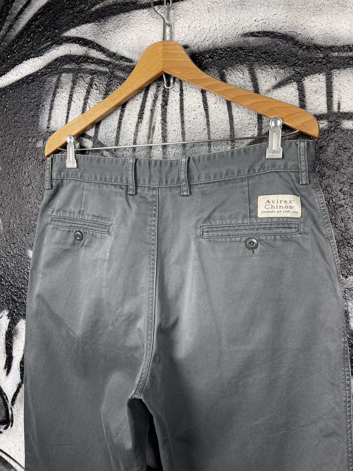 Avirex Vintage Avirex Chinos Grey Military Trousers Men’s Size 33 Size US 33 - 12 Thumbnail