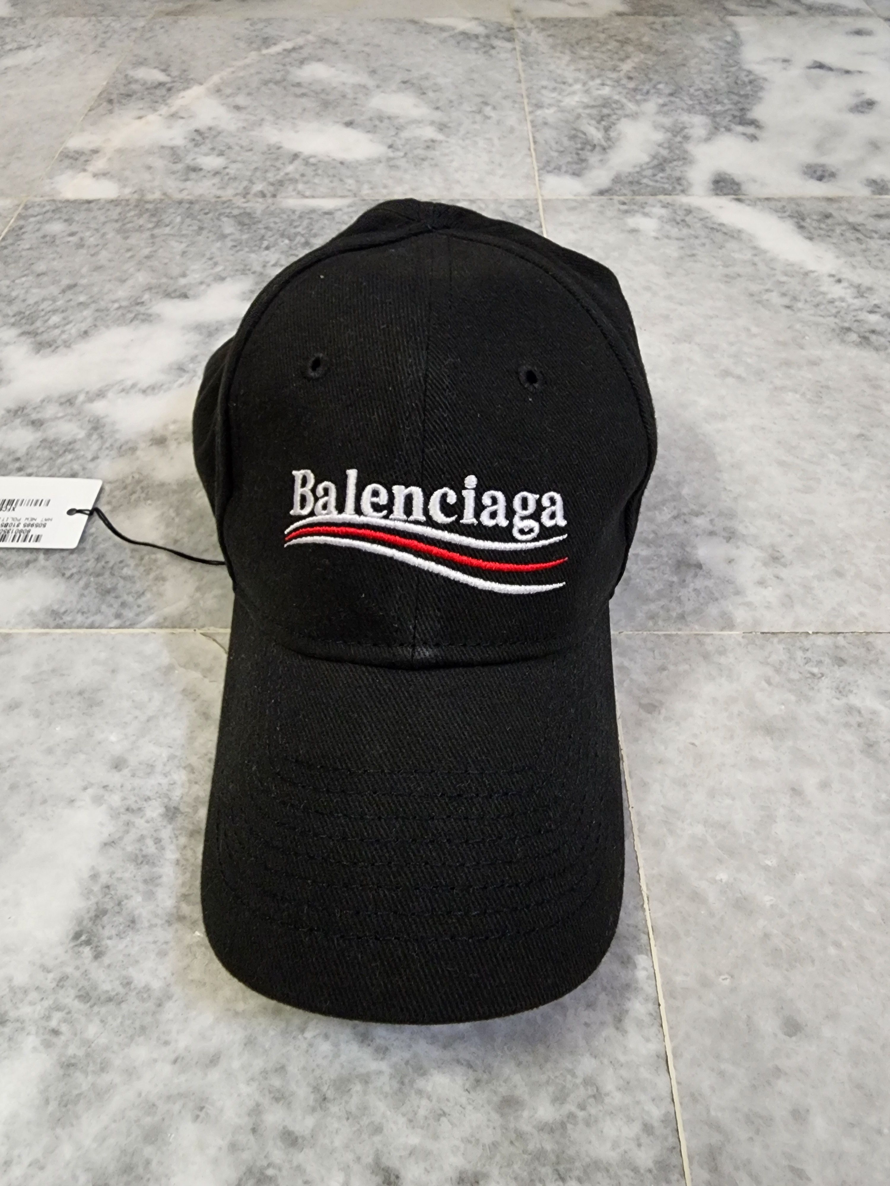 Balenciaga Destroyed Political Campaign Cap 'Green' | Grailed