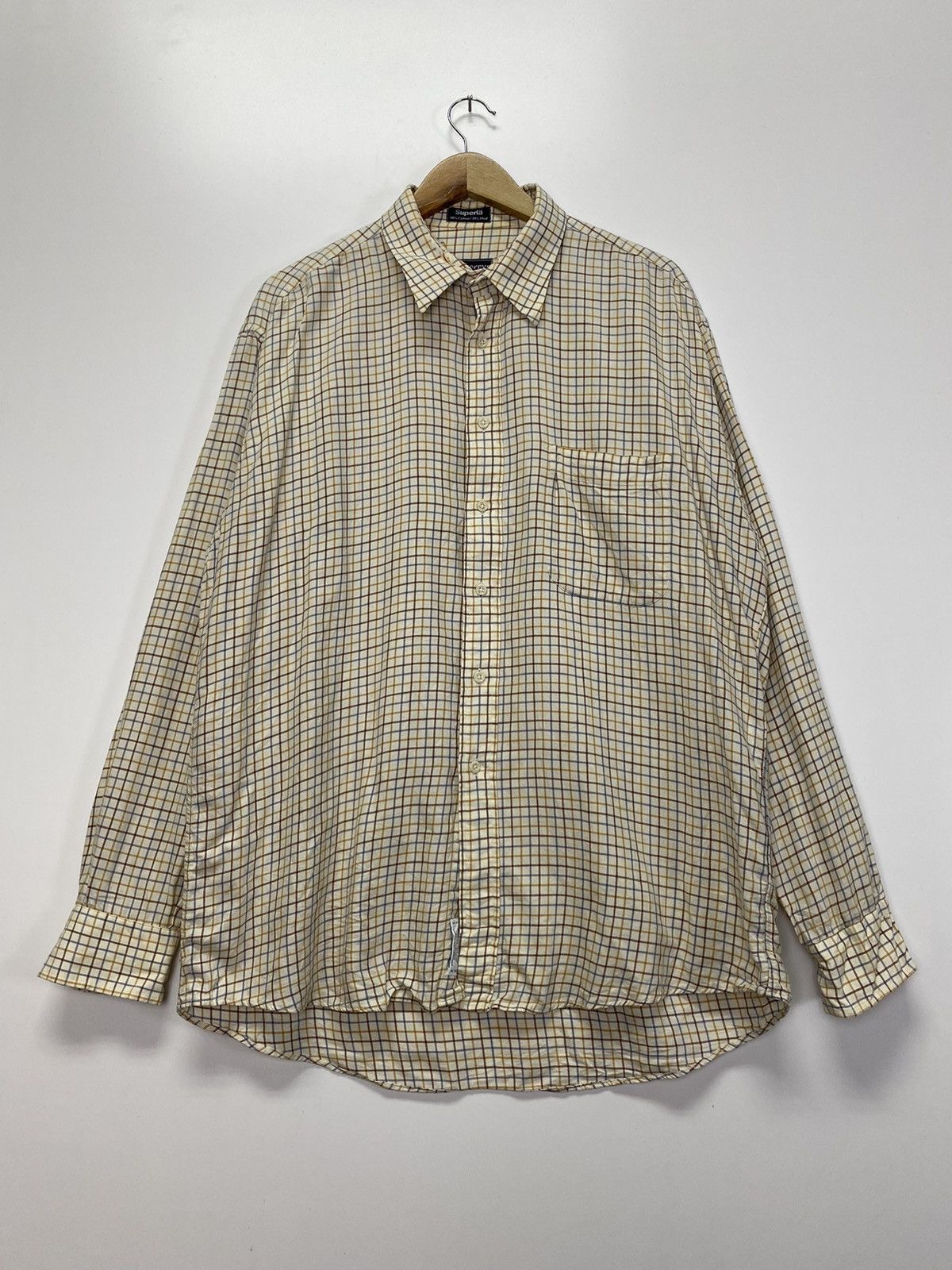 Burberry × Vintage Vintage Burberry Button up Size US L / EU 52-54 / 3 - 1 Thumbnail