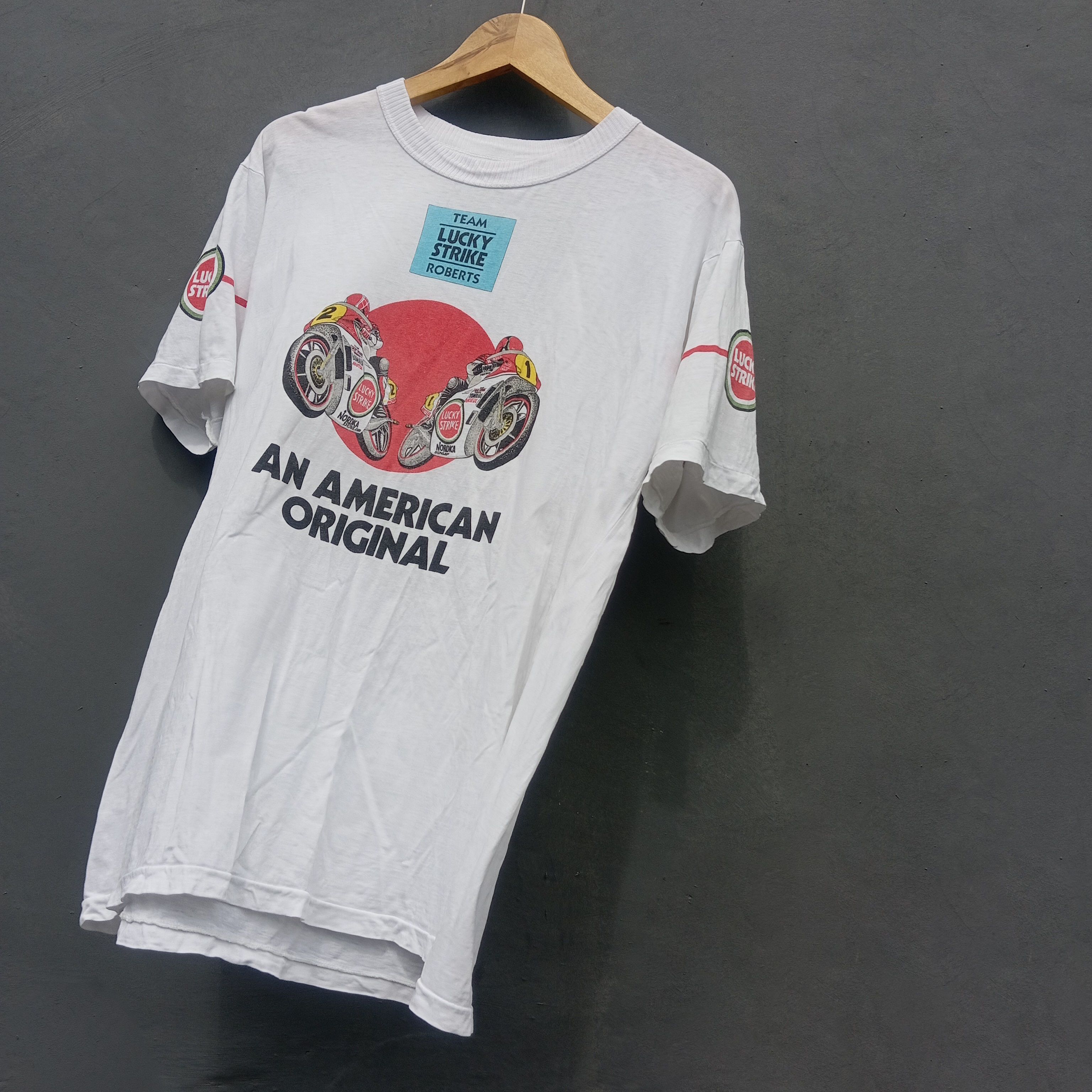 Gear for Sports vintage RARE lucky strike team roberts t shirt Size US M / EU 48-50 / 2 - 5 Thumbnail