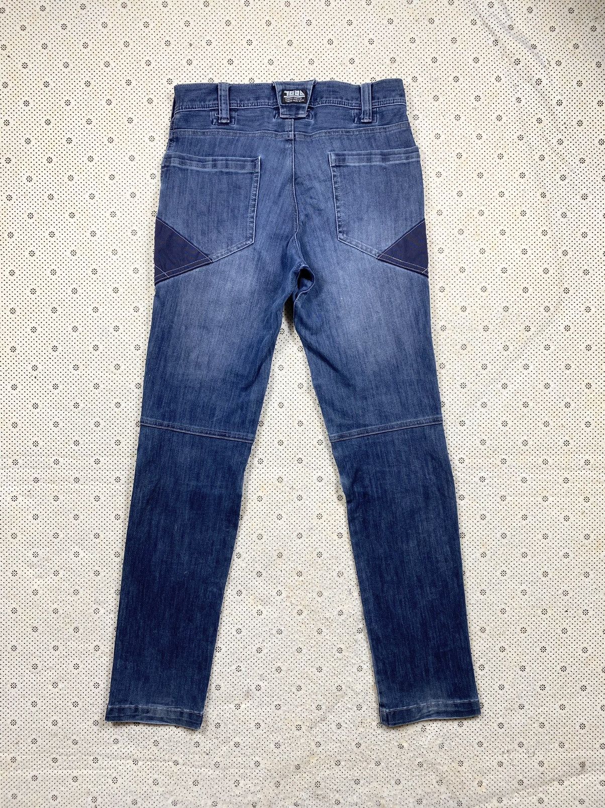Japanese Brand Stylish Biker Pant By Tora Jeans Size US 30 / EU 46 - 2 Thumbnail