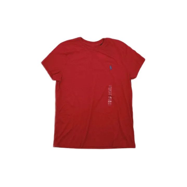 Polo Ralph Lauren Polo Ralph Lauren Solid Round Neck Short-Sleeve Shirt Size US S / EU 44-46 / 1 - 1 Thumbnail