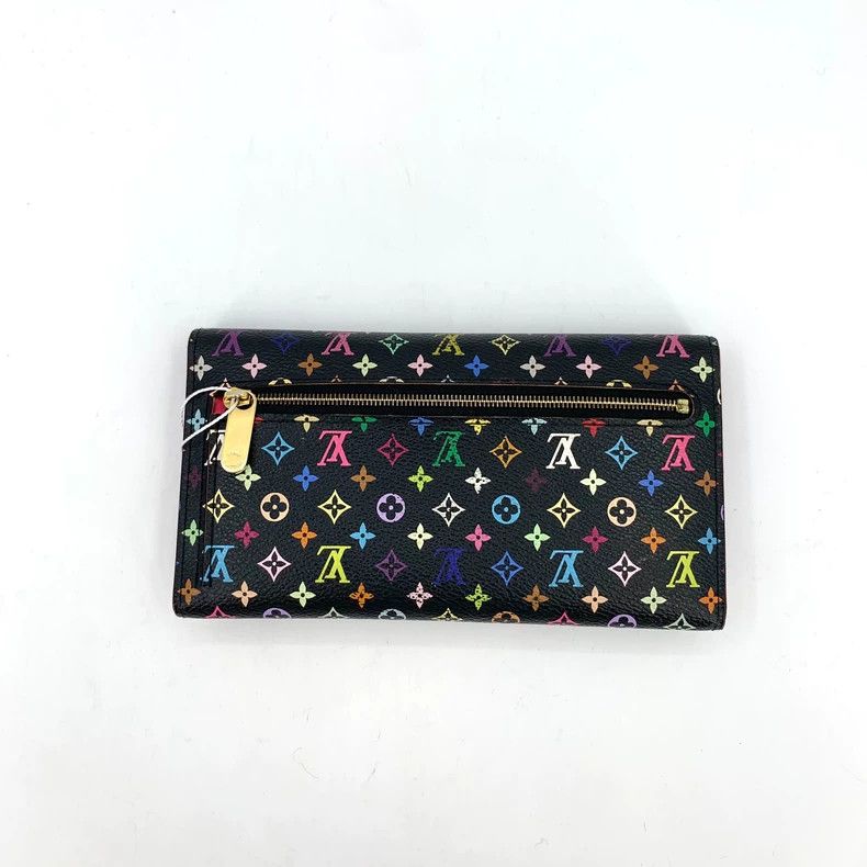 Louis Vuitton Louis Vuitton Black Tri-Color Gold Buckle Wallet Size ONE SIZE - 2 Thumbnail