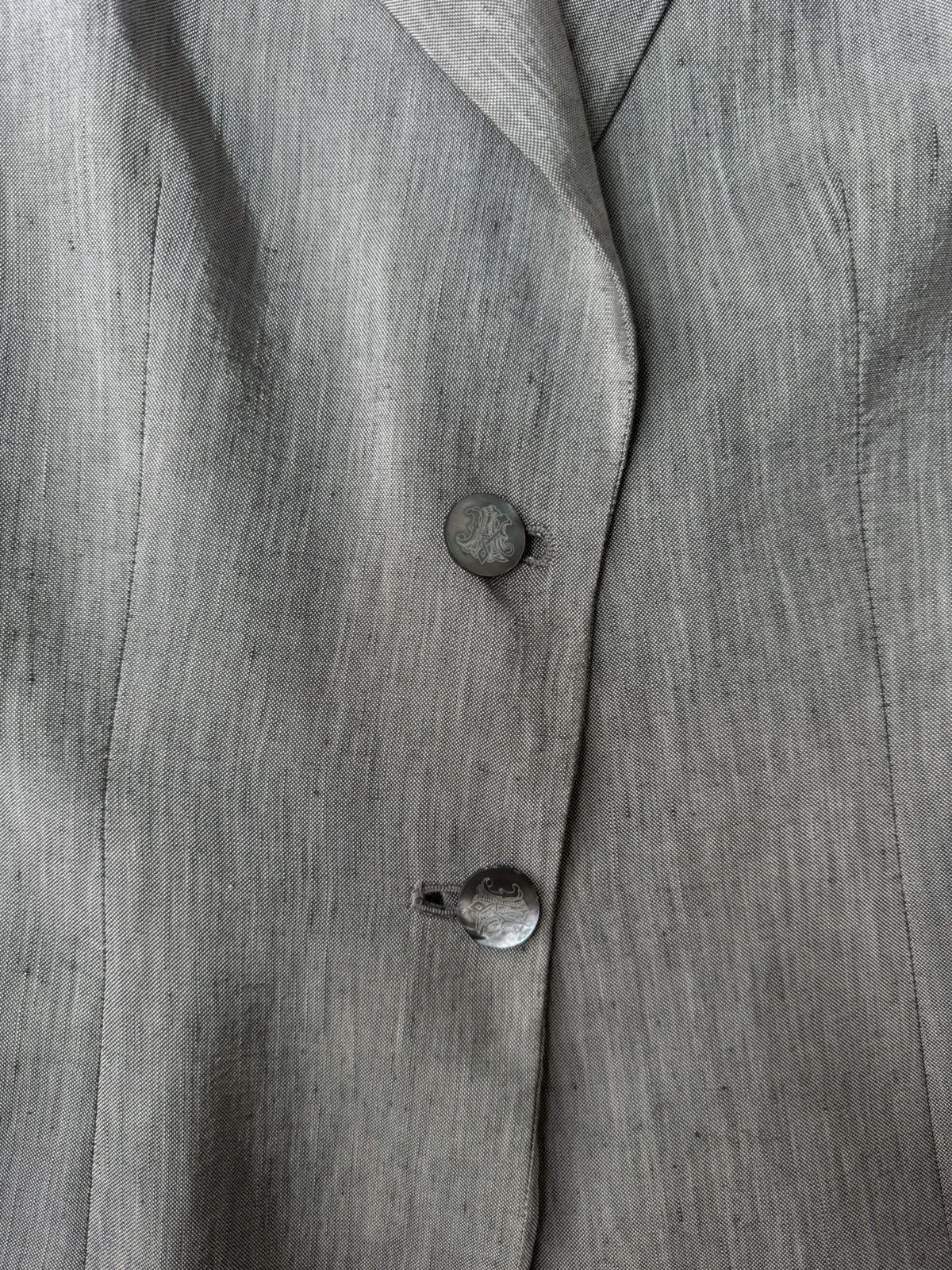Alexander McQueen Alexander McQueen SS99 Silver Blazer & Skirt Suit Size L / US 10 / IT 46 - 9 Thumbnail