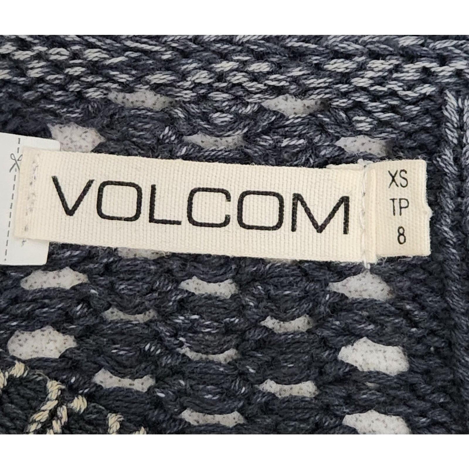 Volcom Volcom Gray Faded Cable Knit Long Sleeve Sweater XS Soft Size XS / US 0-2 / IT 36-38 - 5 Thumbnail