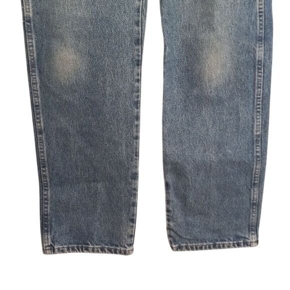 Wrangler Wrangler Size 33x32 Jeans Mens Regular Fit Blue Denim 100% C Size US 33 - 5 Thumbnail