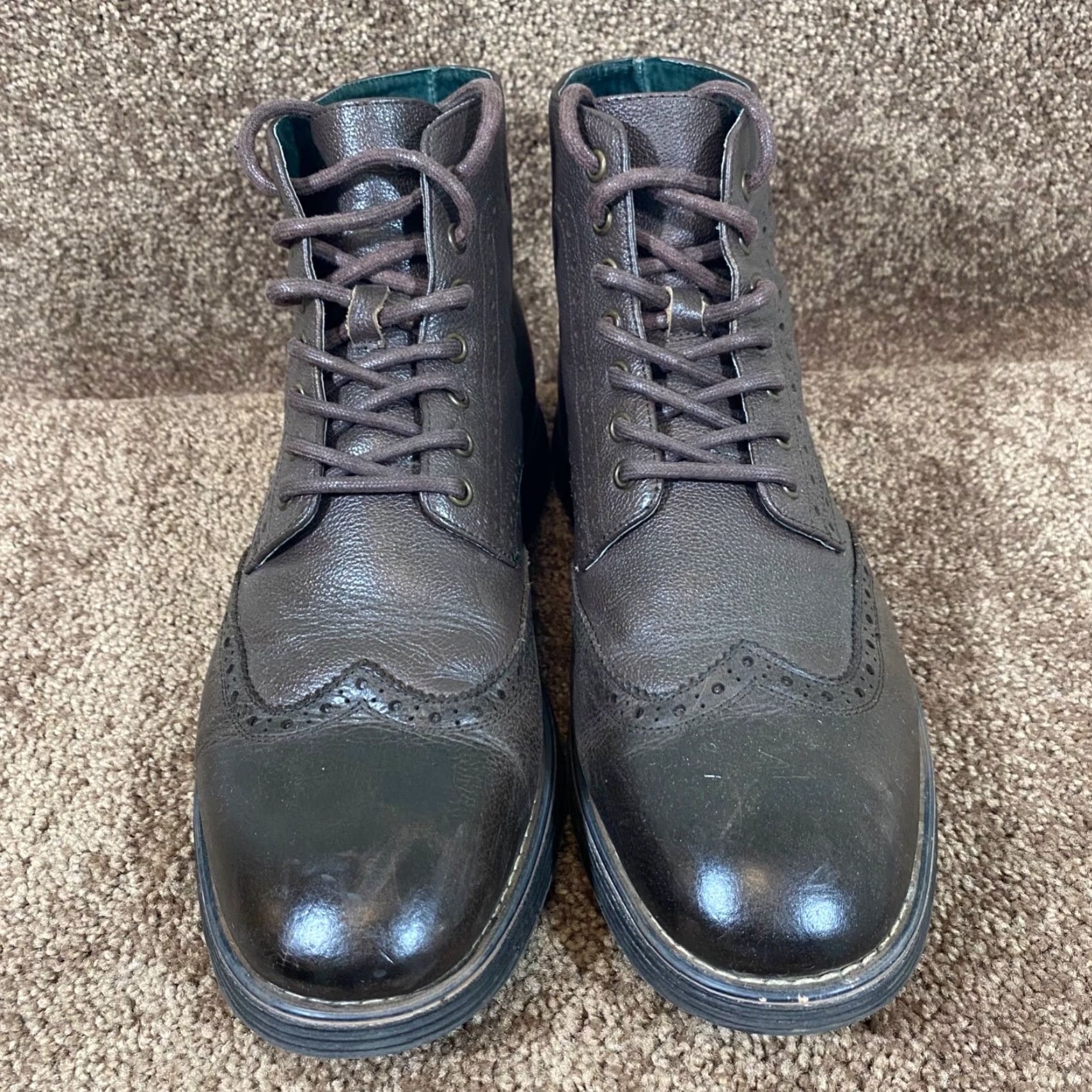 Clarks Clarks Chukka Boots Mens 11 Brown Leather Uppers Heavyweight Lace Style # 23264 Boots Mens Size US 11 / EU 44 - 4 Thumbnail