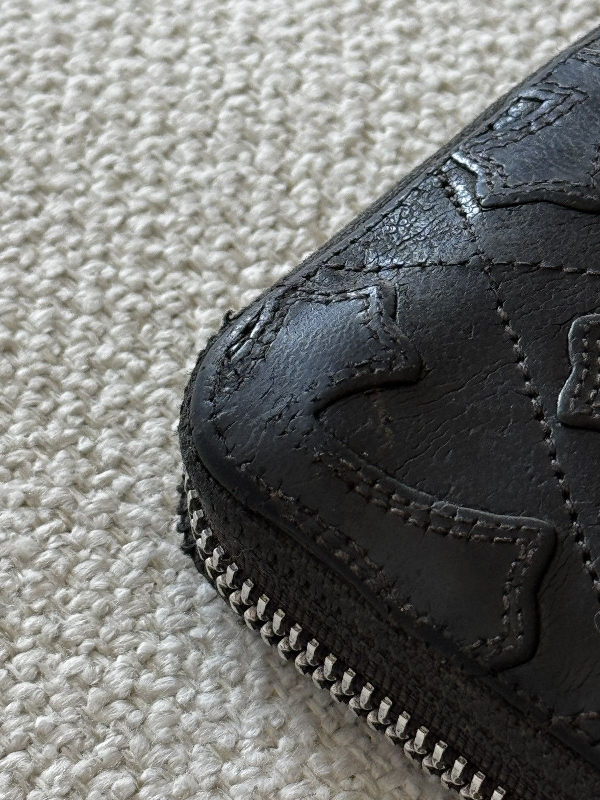 Chrome Hearts Chrome Hearts Cemetery Cross Quilted Wallet Size ONE SIZE - 5 Thumbnail