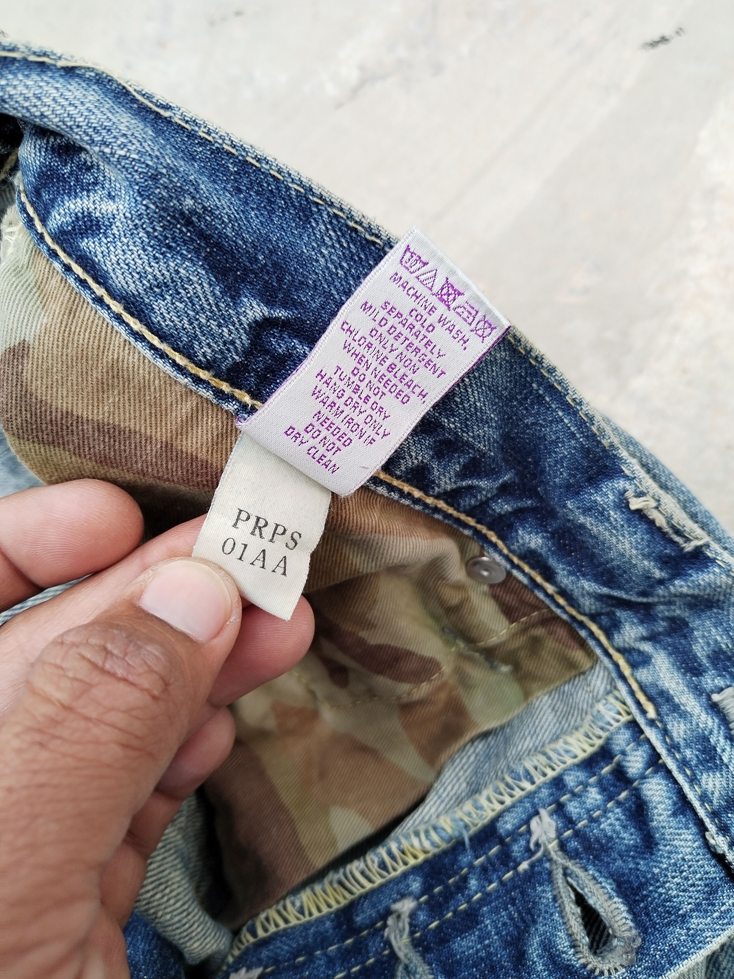 Prps PRPS Distressed Selvedge Jeans Size US 36 / EU 52 - 12 Thumbnail