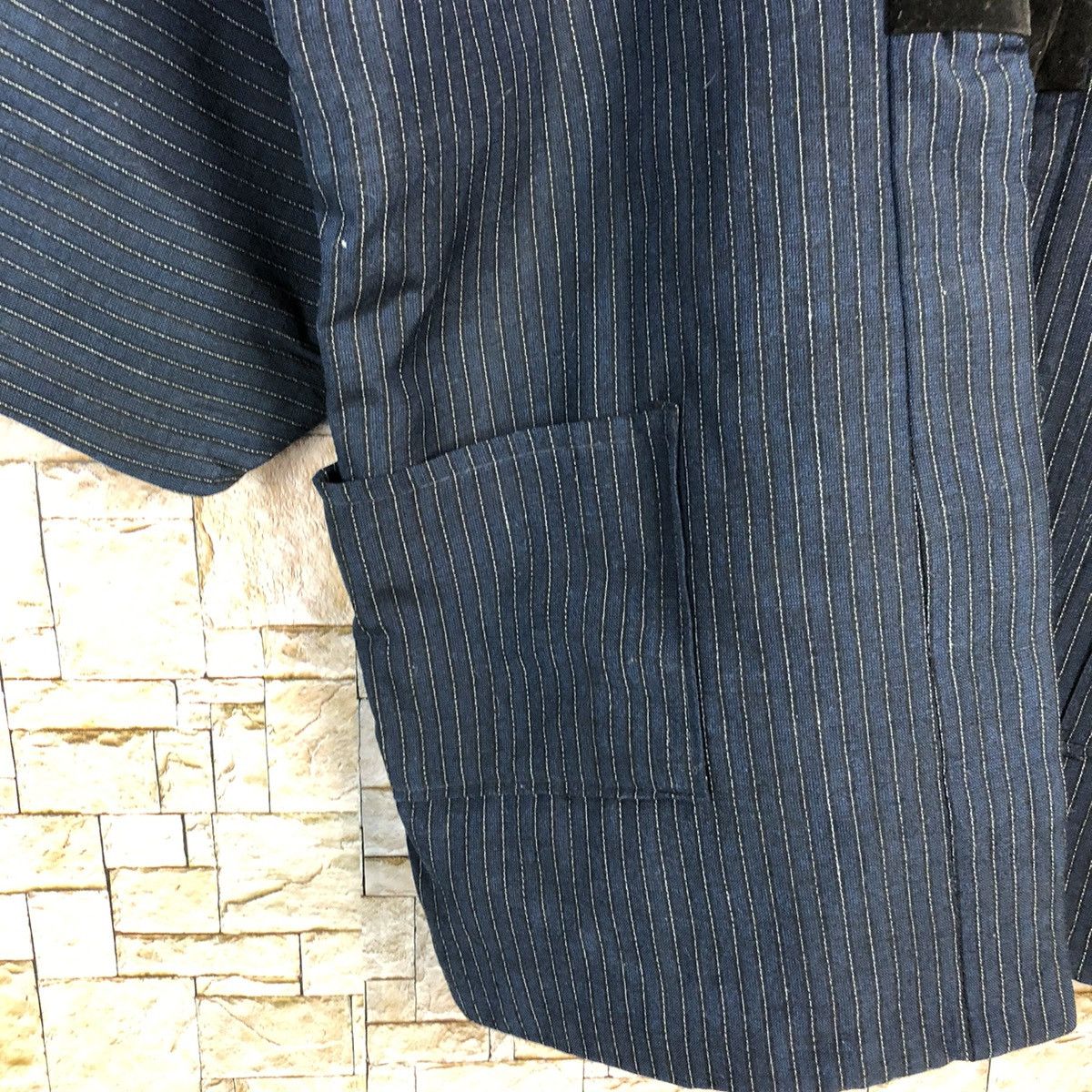 Japanese Brand Kimono vintage japan cardigan Dark Blue #A213 Size US XL / EU 56 / 4 - 7 Thumbnail
