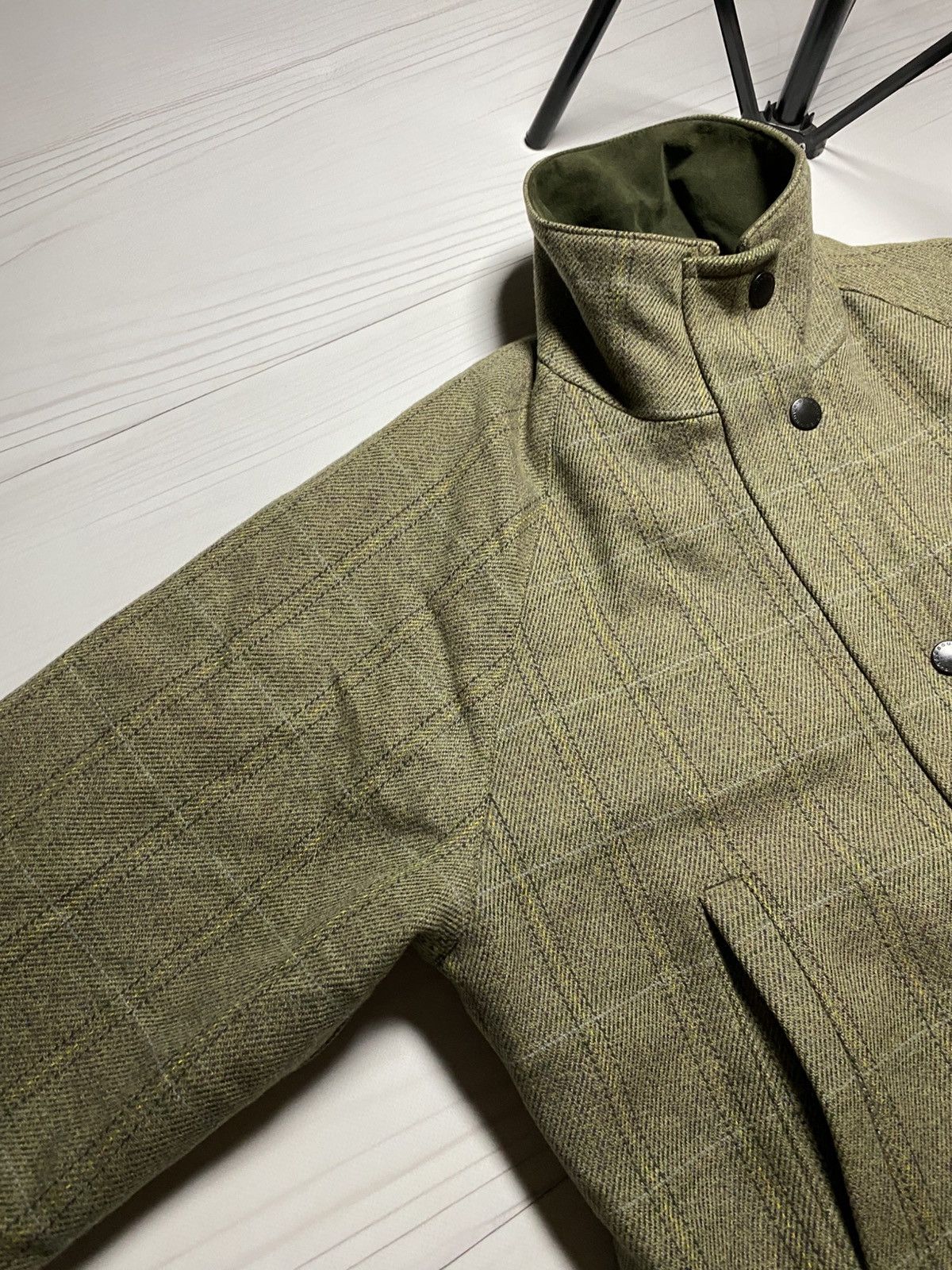 Barbour Vintage Rare Barbour Ladies Field Wool Tweed Jacket Size M / US 6-8 / IT 42-44 - 15 Thumbnail
