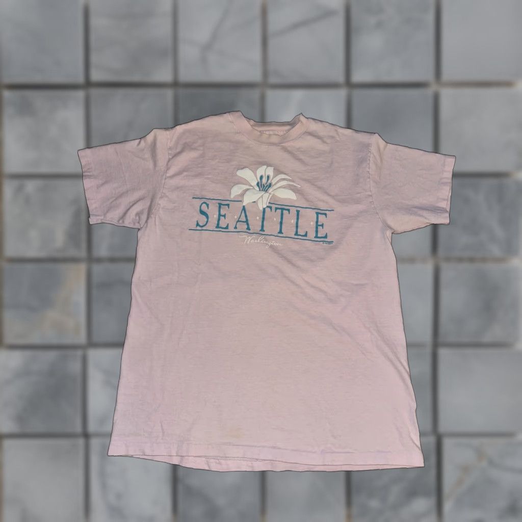 Hanes VINTAGE Hanes Beefy T-Shirt Stitch USA Pink Large Size US L / EU 52-54 / 3 - 1 Thumbnail