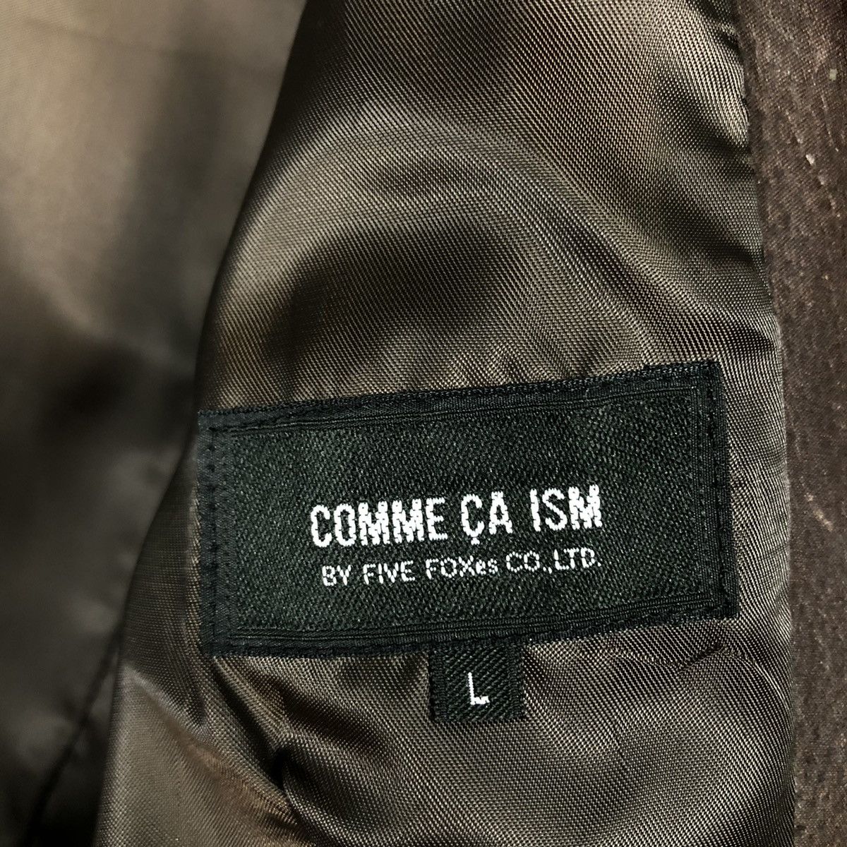 📌Vintage Biker Leather Jacket Comme Ca Ism Bondage Design