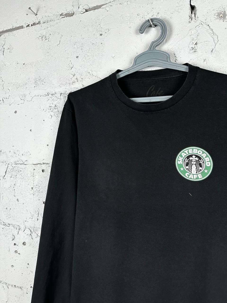 Santa Cruz Skateboards Skateboard cafe Starbucks y2k vintage streetwear tshirt Size US L / EU 52-54 / 3 - 1 Thumbnail