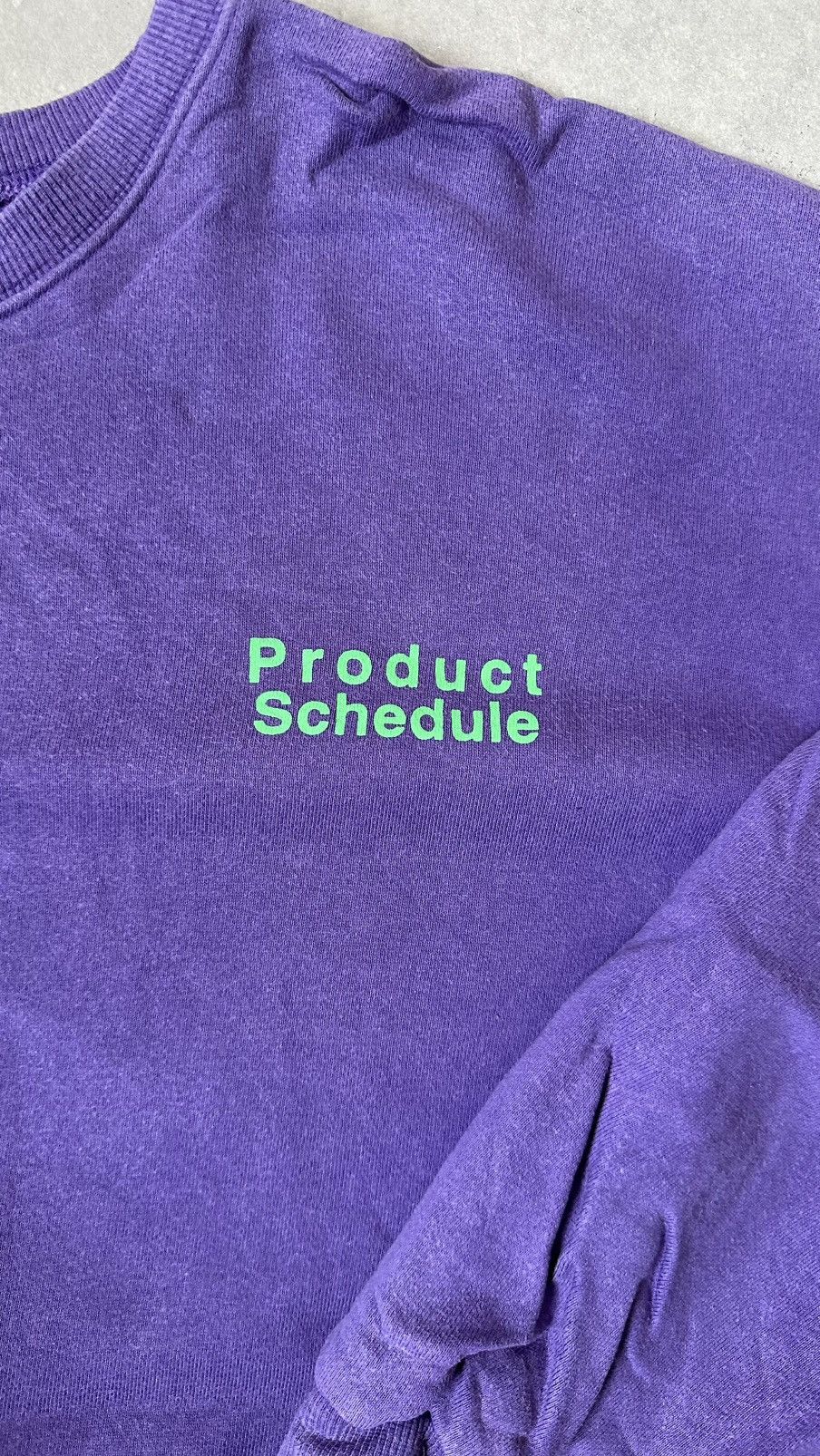 Japanese Brand PRODUCT SCHEDULE WASH TAG PRINT SWEATSHIRT Size US XXL / EU 58 / 5 - 3 Thumbnail