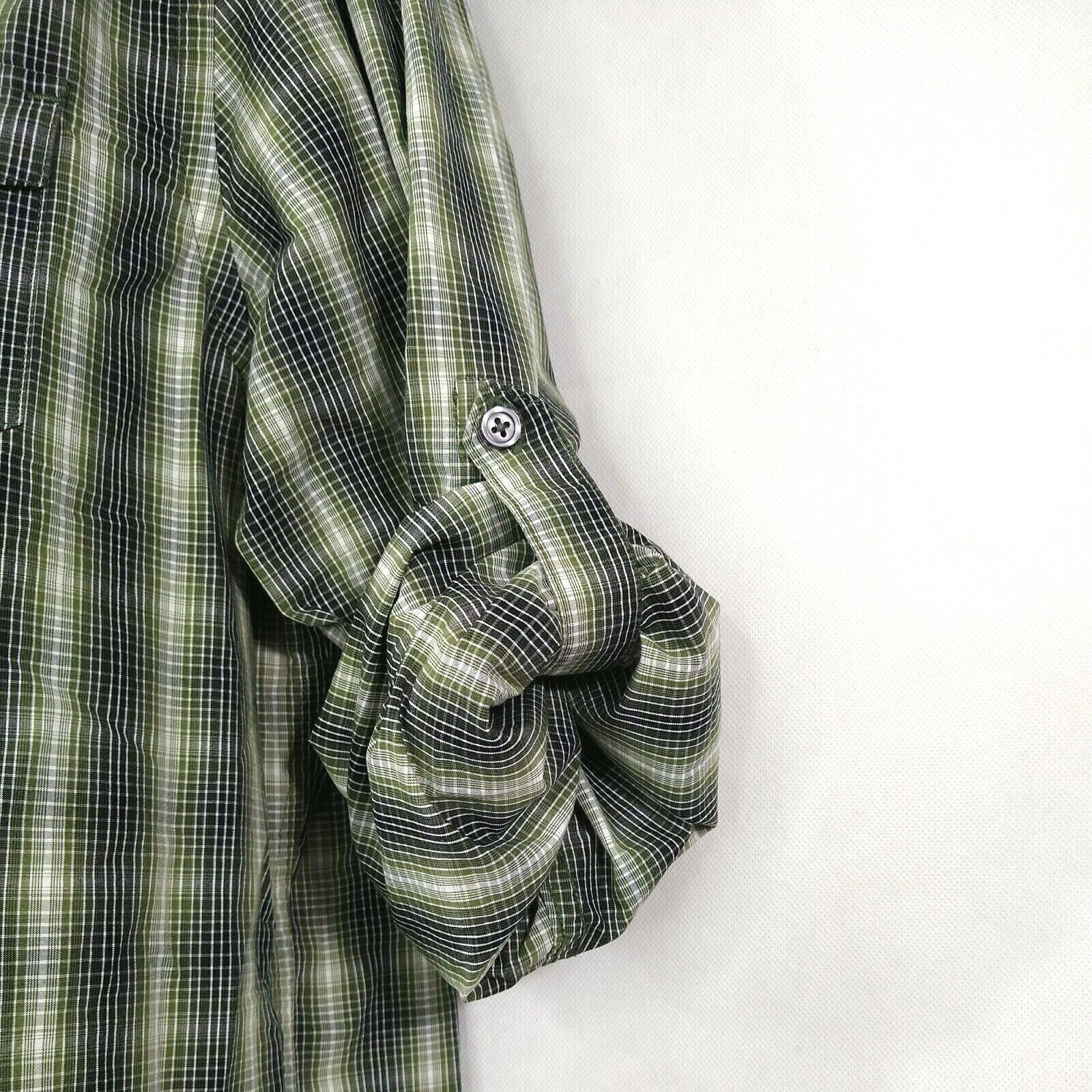 Banana Republic Banana Republic Plaid Button Up Shirt Men Size L 16-16.5 Gre Size US L / EU 52-54 / 3 - 5 Thumbnail