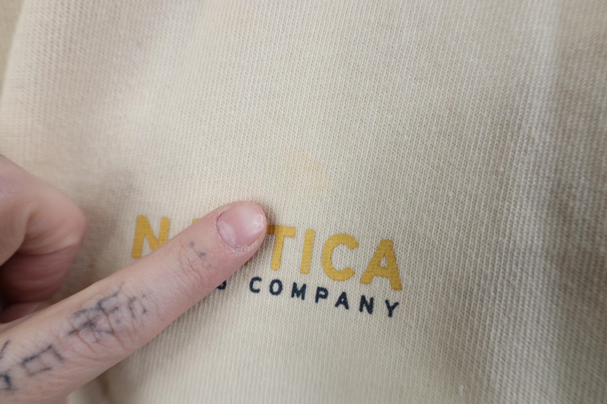 Nautica Vintage 90s Nautica Heavyweight Ribbed Long Sleeve T-Shirt Size US XL / EU 56 / 4 - 5 Thumbnail